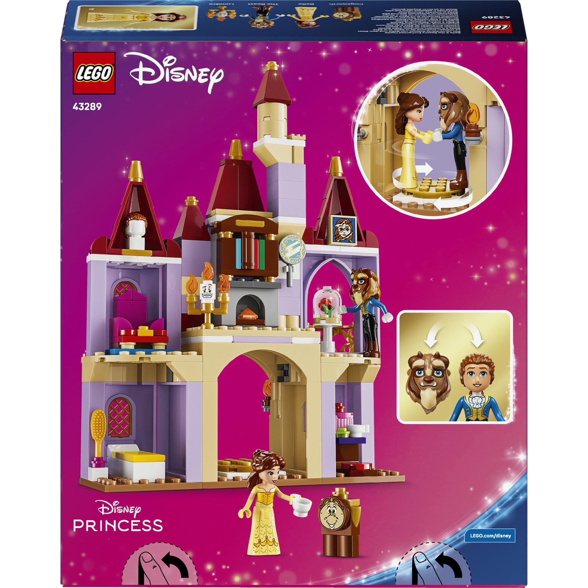 Voir la diapositive 7 : LEGO Disney Princess 43289 - Le château enchanté de la Belle et la Bête