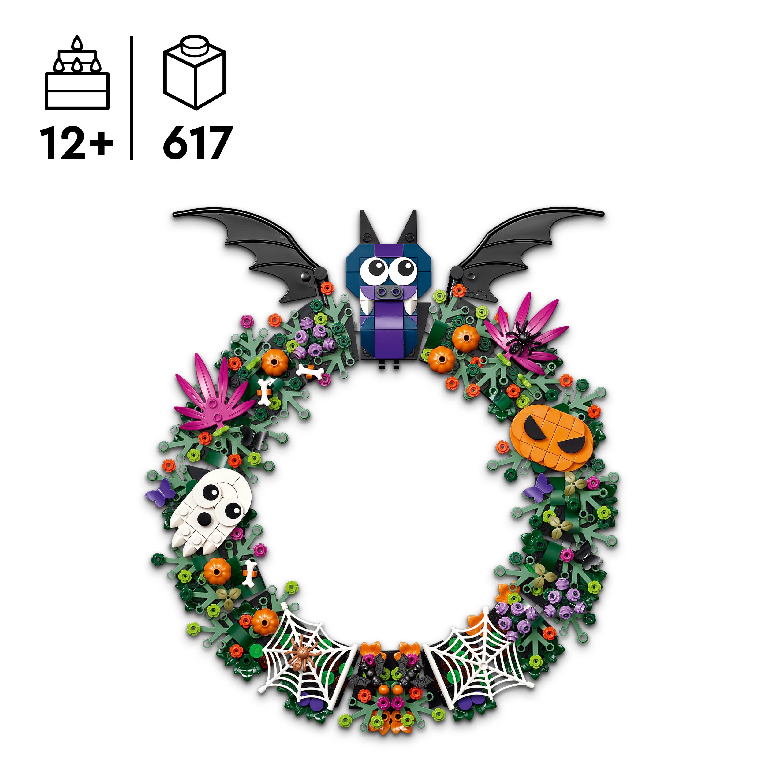 Voir la diapositive 3 : LEGO Halloween 42822 - Couronne d'halloween