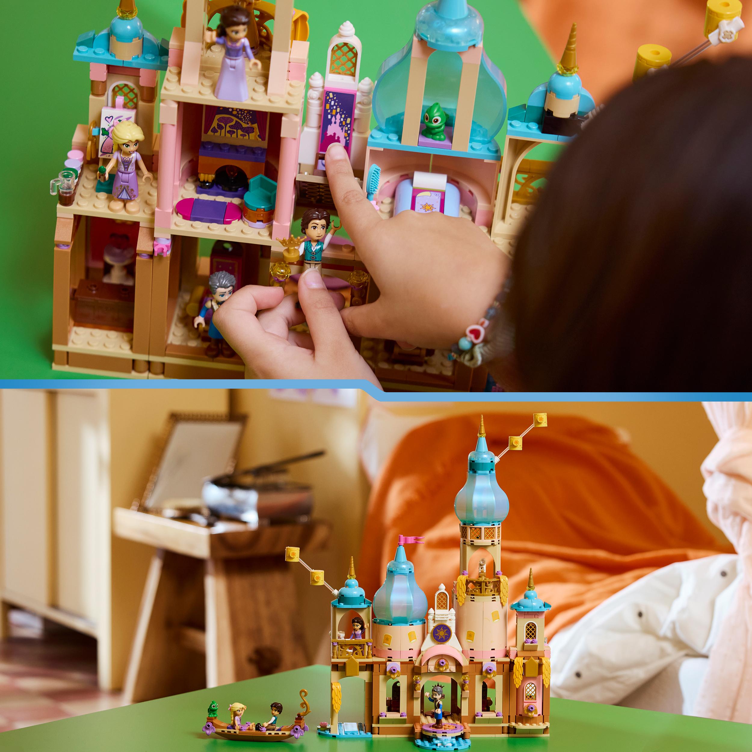 Voir la diapositive 6 : LEGO LEGO ǀ Disney Princess 43297 Le Château de Raiponce - Jouet de Construction dès 6 ans