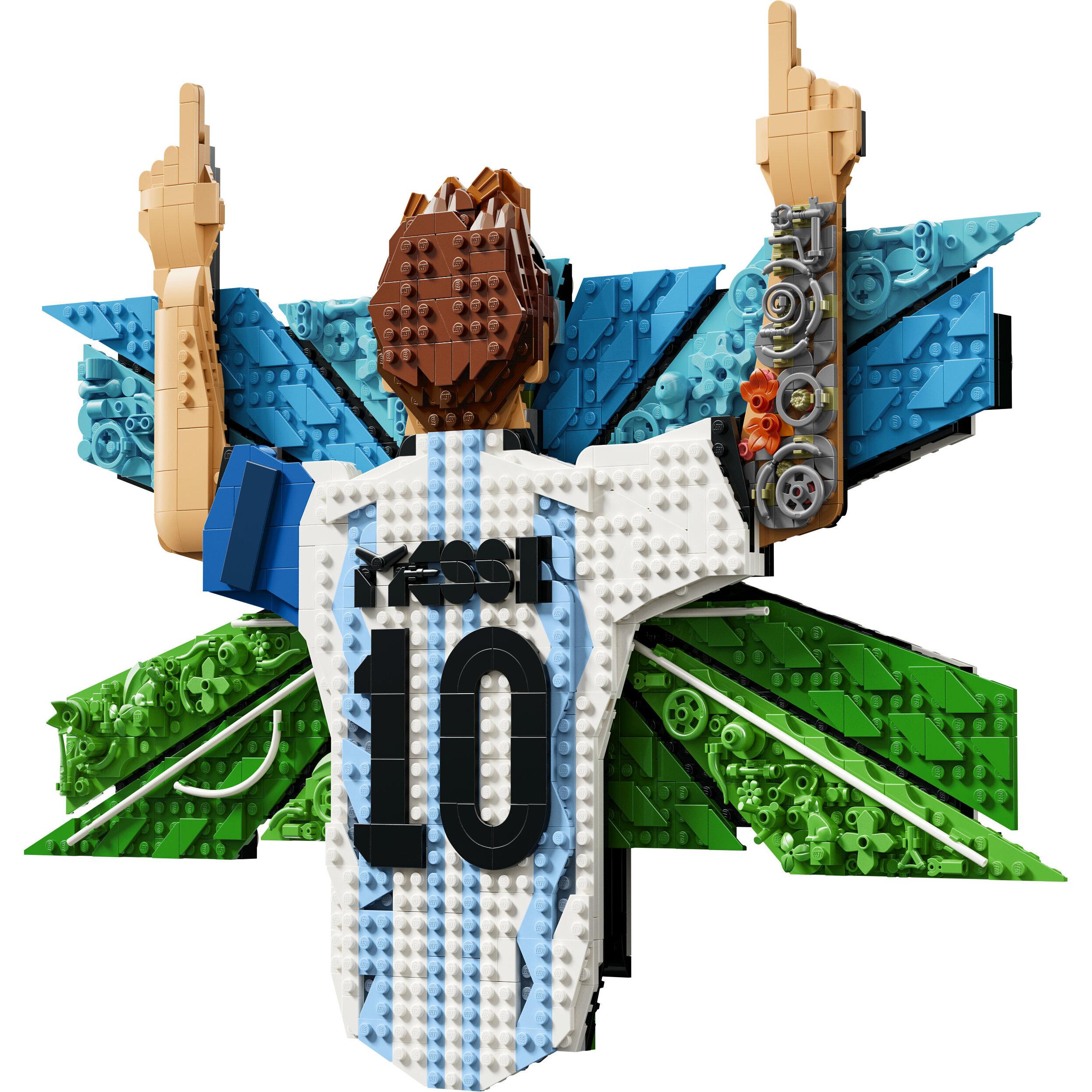 Voir la diapositive 2 : LEGO LEGO Editions 43018 Lionel Messi – La Célébration - Jeu Ado dès 14 ans - Tableau Mural