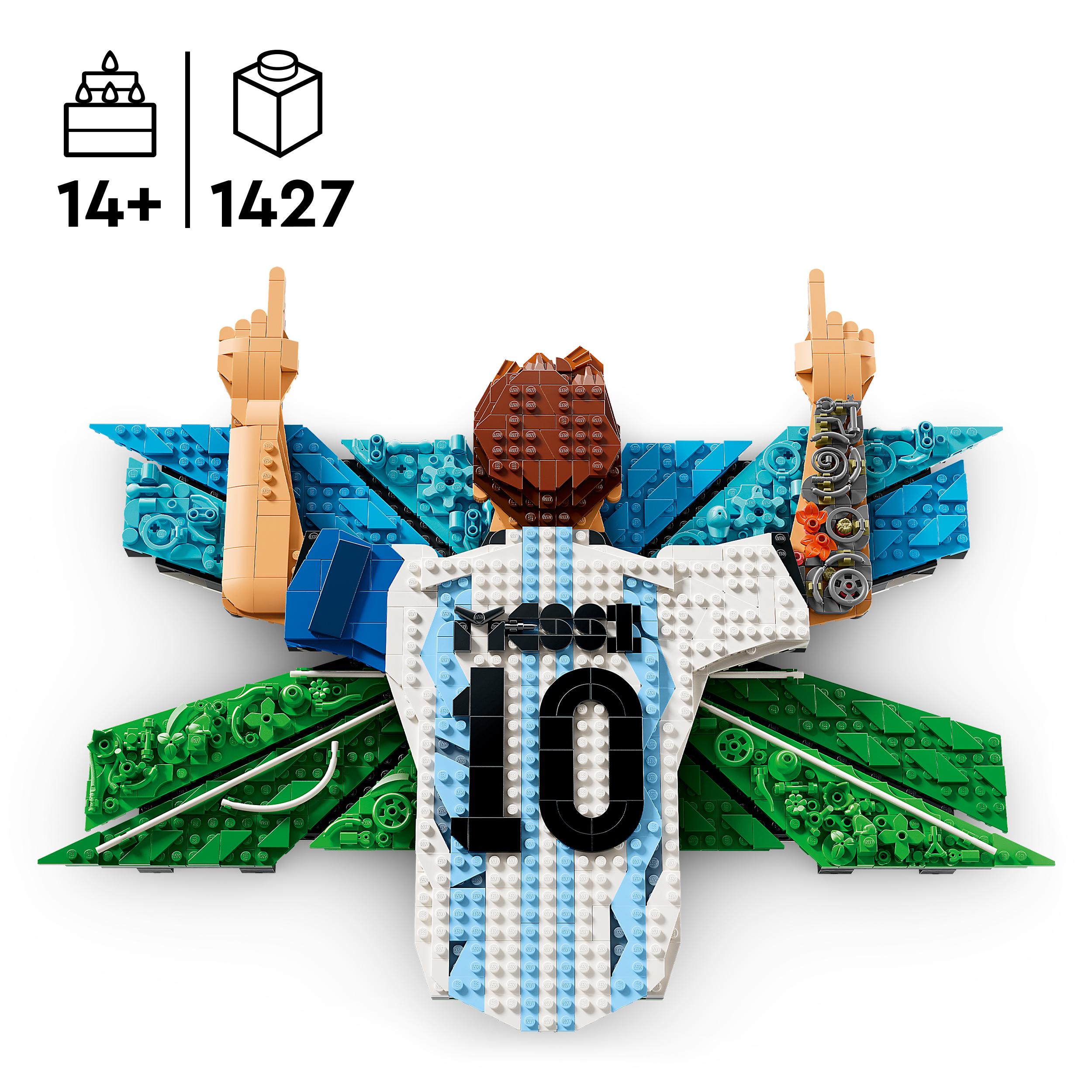 Voir la diapositive 3 : LEGO LEGO Editions 43018 Lionel Messi – La Célébration - Jeu Ado dès 14 ans - Tableau Mural