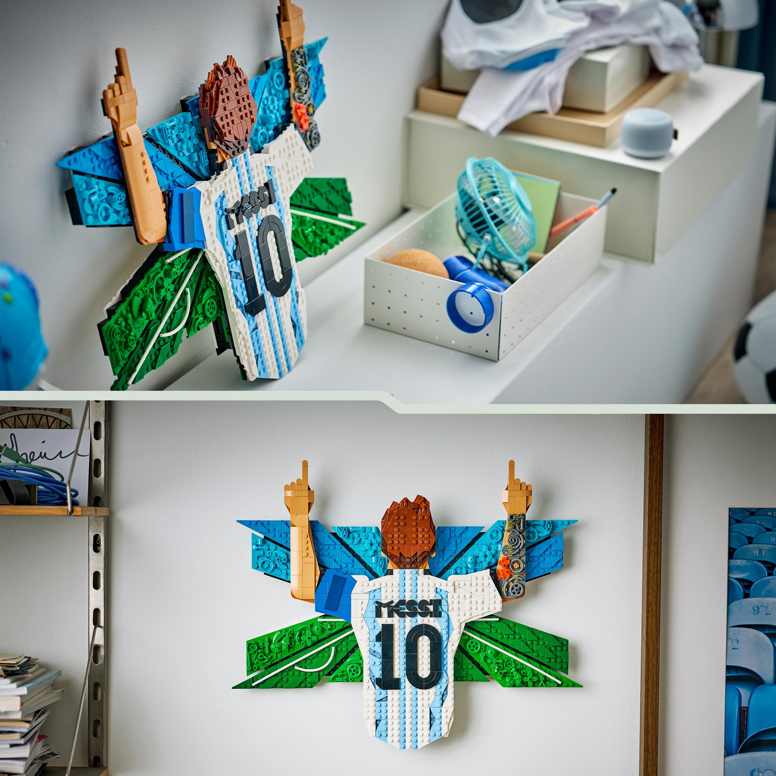 Voir la diapositive 6 : LEGO LEGO Editions 43018 Lionel Messi – La Célébration - Jeu Ado dès 14 ans - Tableau Mural