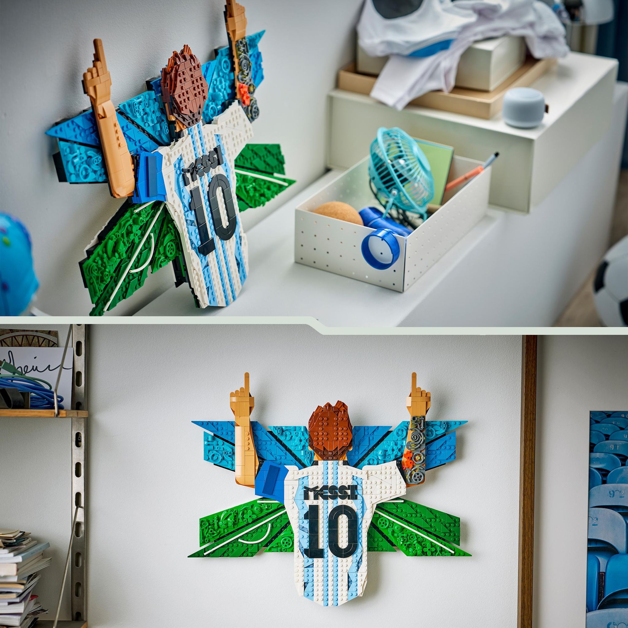 Voir la diapositive 6 : LEGO LEGO Editions 43018 Lionel Messi – La Célébration - Jeu Ado dès 14 ans - Tableau Mural