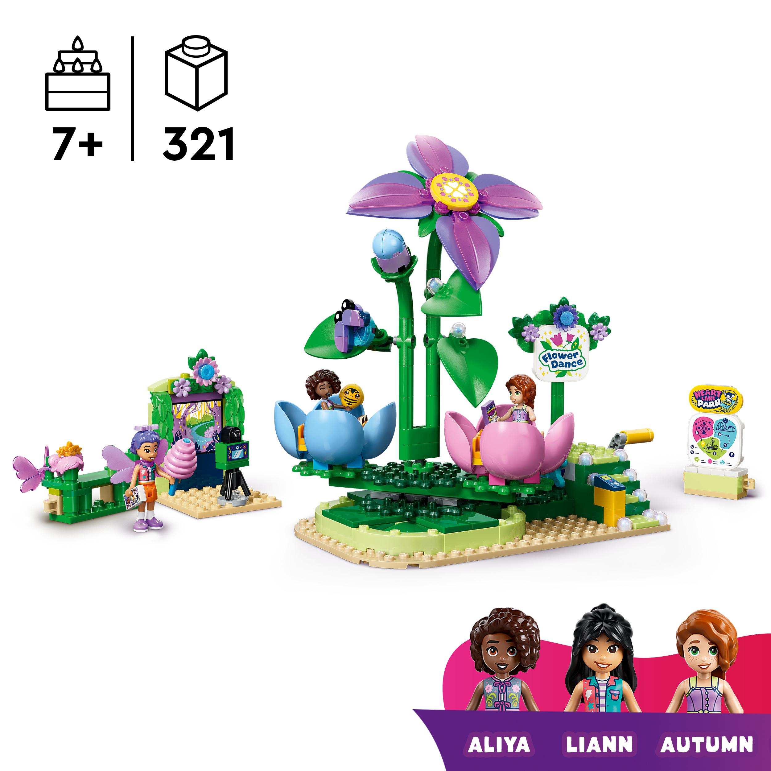 Voir la diapositive 3 : LEGO LEGO Friends 42702 La Fleur Tournoyante et les Tasses à Thé Féériques - Jouet dès 7 ans
