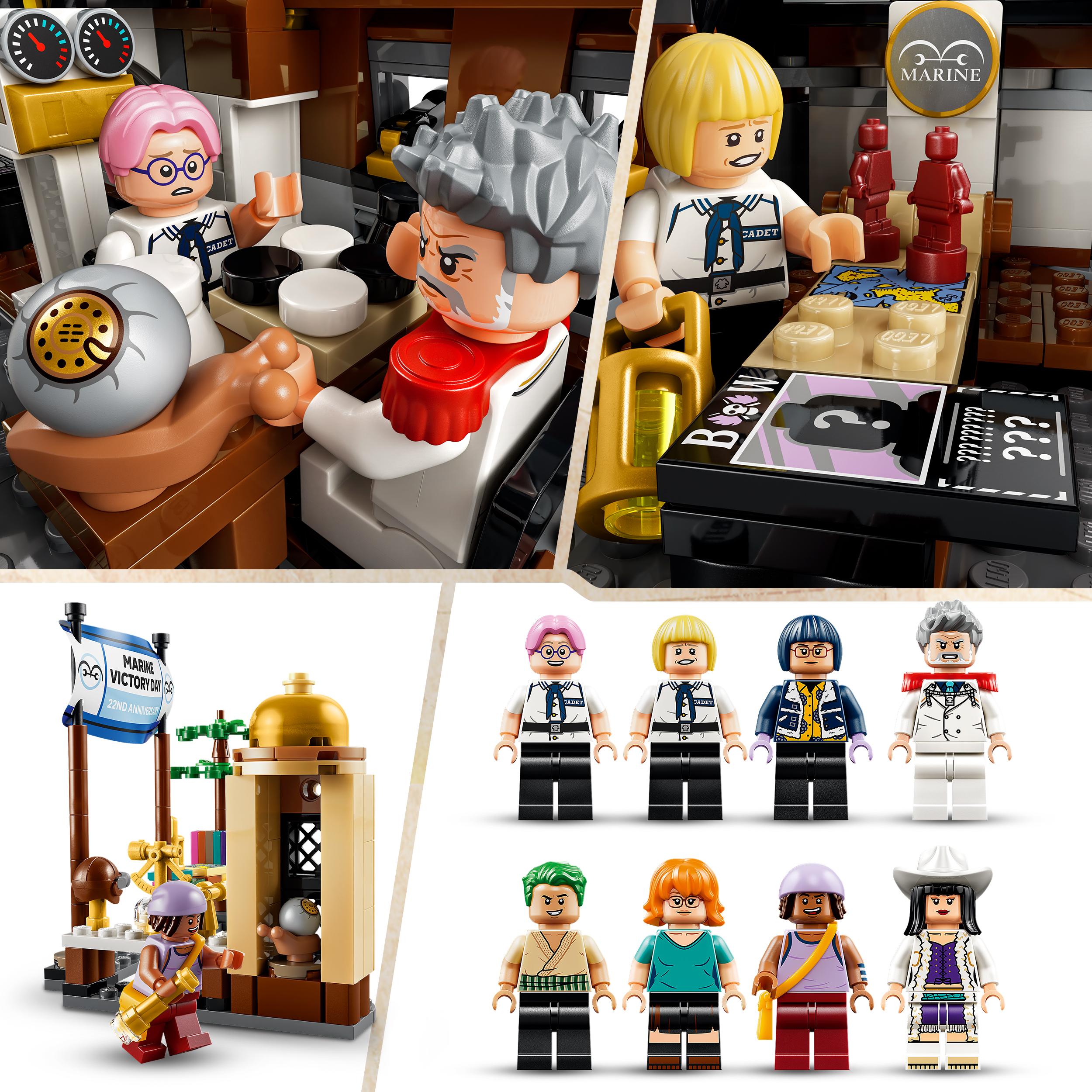 Voir la diapositive 5 : LEGO One Piece 75646 - Le navire de la marine de Garp
