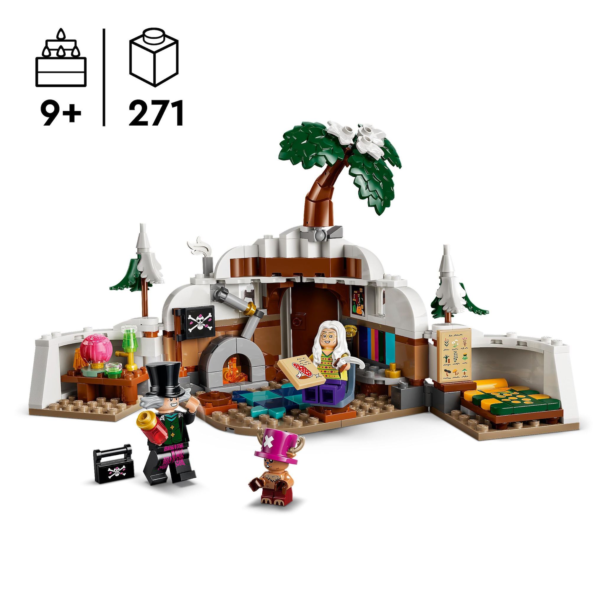Voir la diapositive 3 : LEGO One Piece 75641 - Le repaire du Docteur Hiluluk