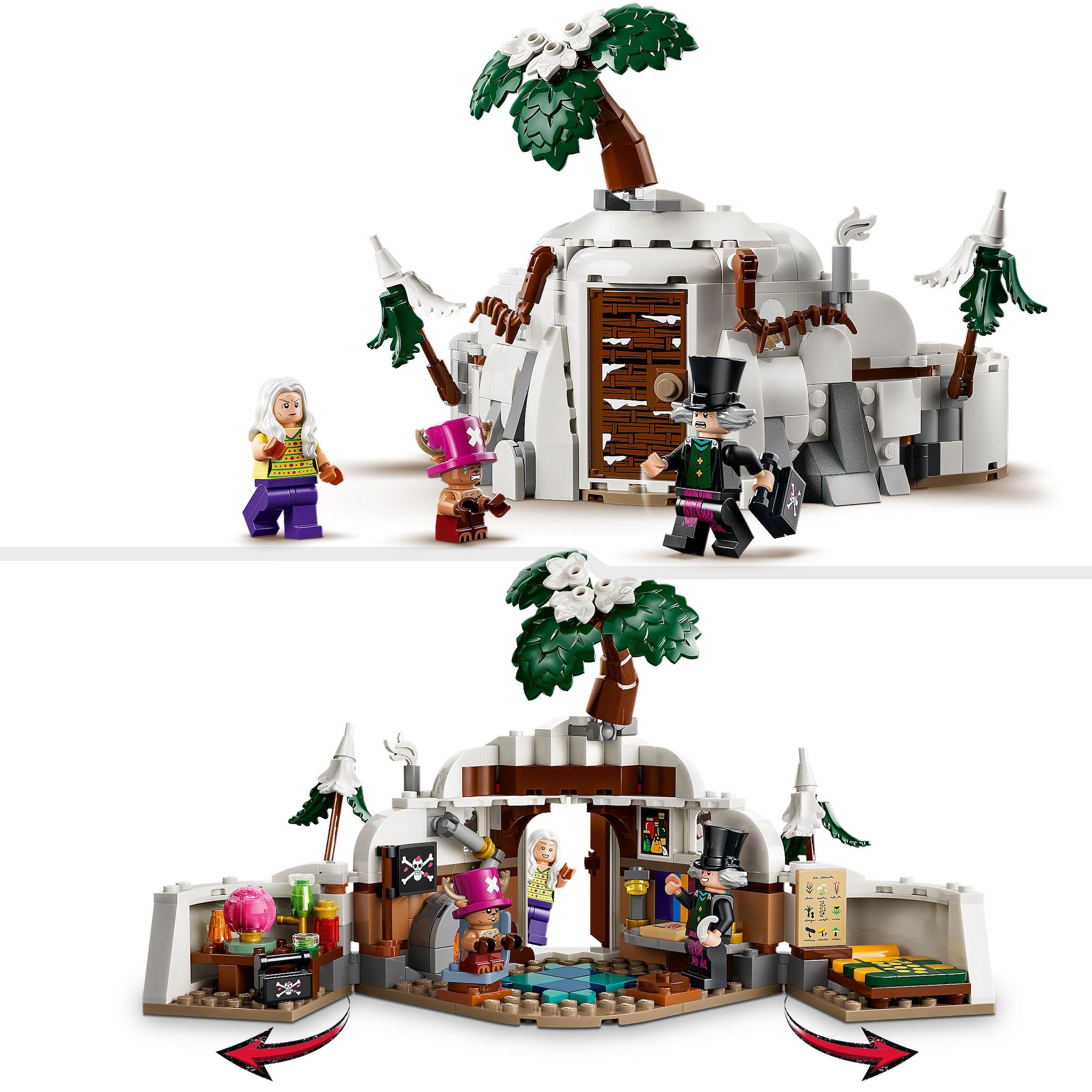 Voir la diapositive 4 : LEGO One Piece 75641 - Le repaire du Docteur Hiluluk