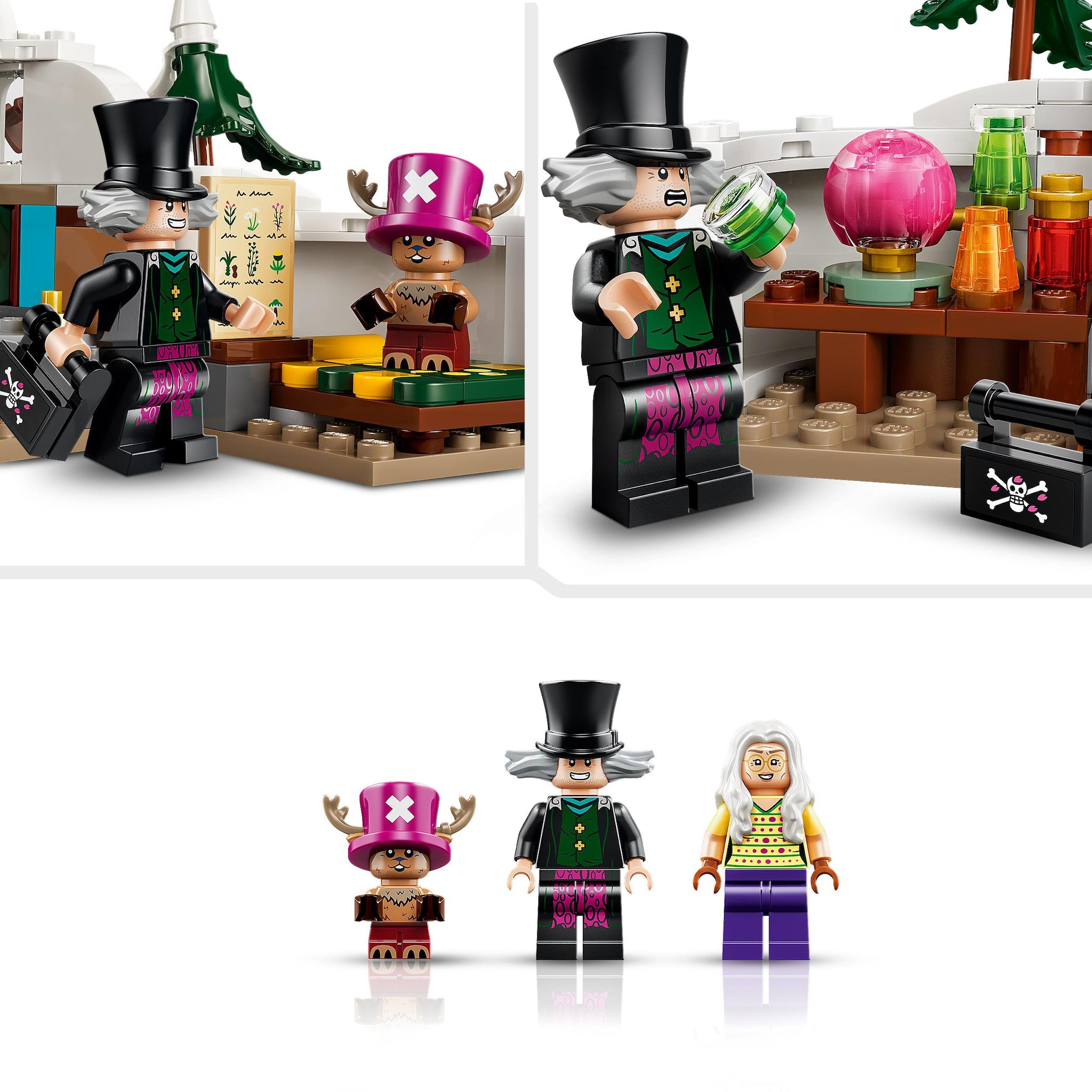 Voir la diapositive 5 : LEGO One Piece 75641 - Le repaire du Docteur Hiluluk