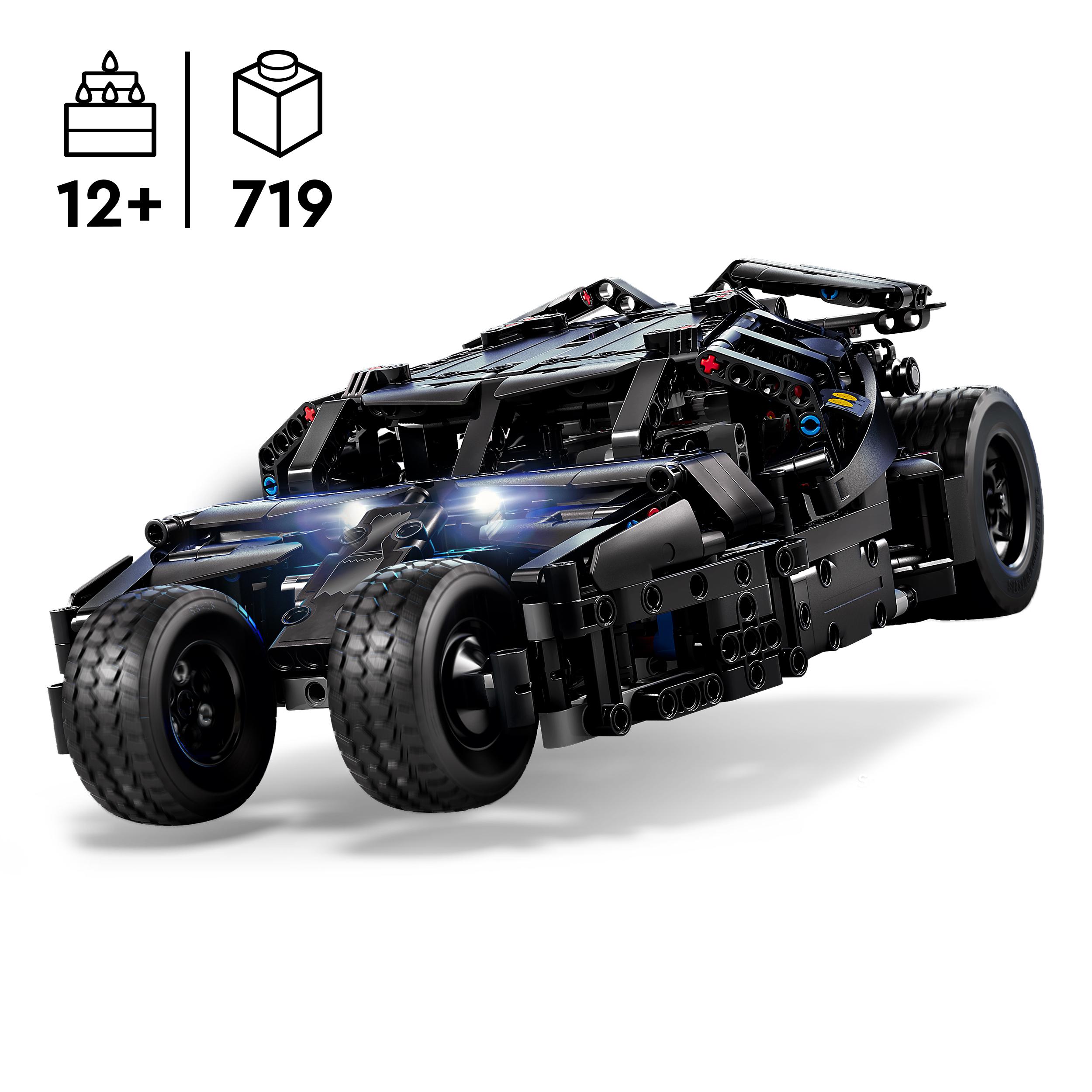 Voir la diapositive 3 : LEGO Technic 42239 - Batmobile Tumbler