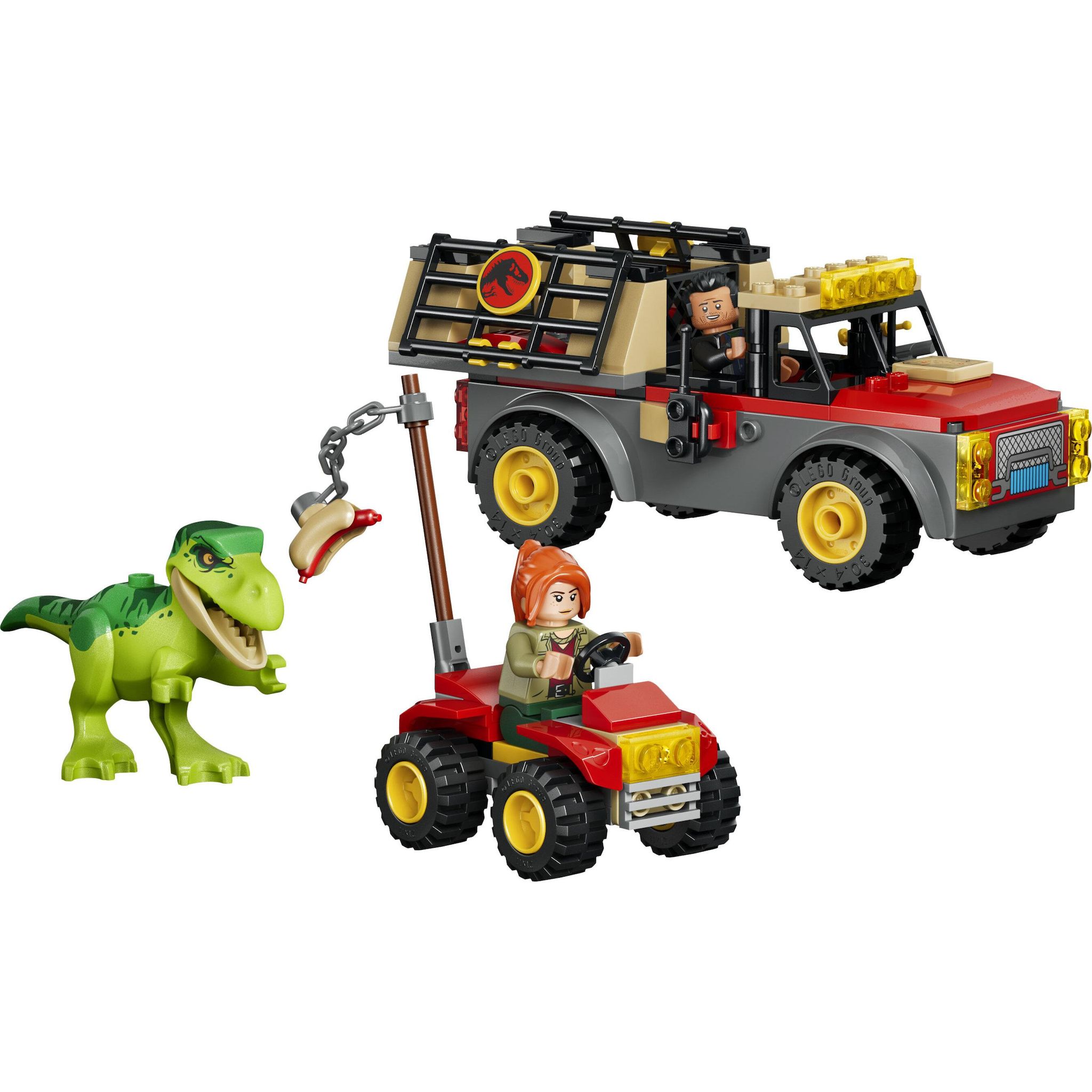 Voir la diapositive 2 : LEGO Jurassic World 77978 - Camion de transport du jeune T-Rex