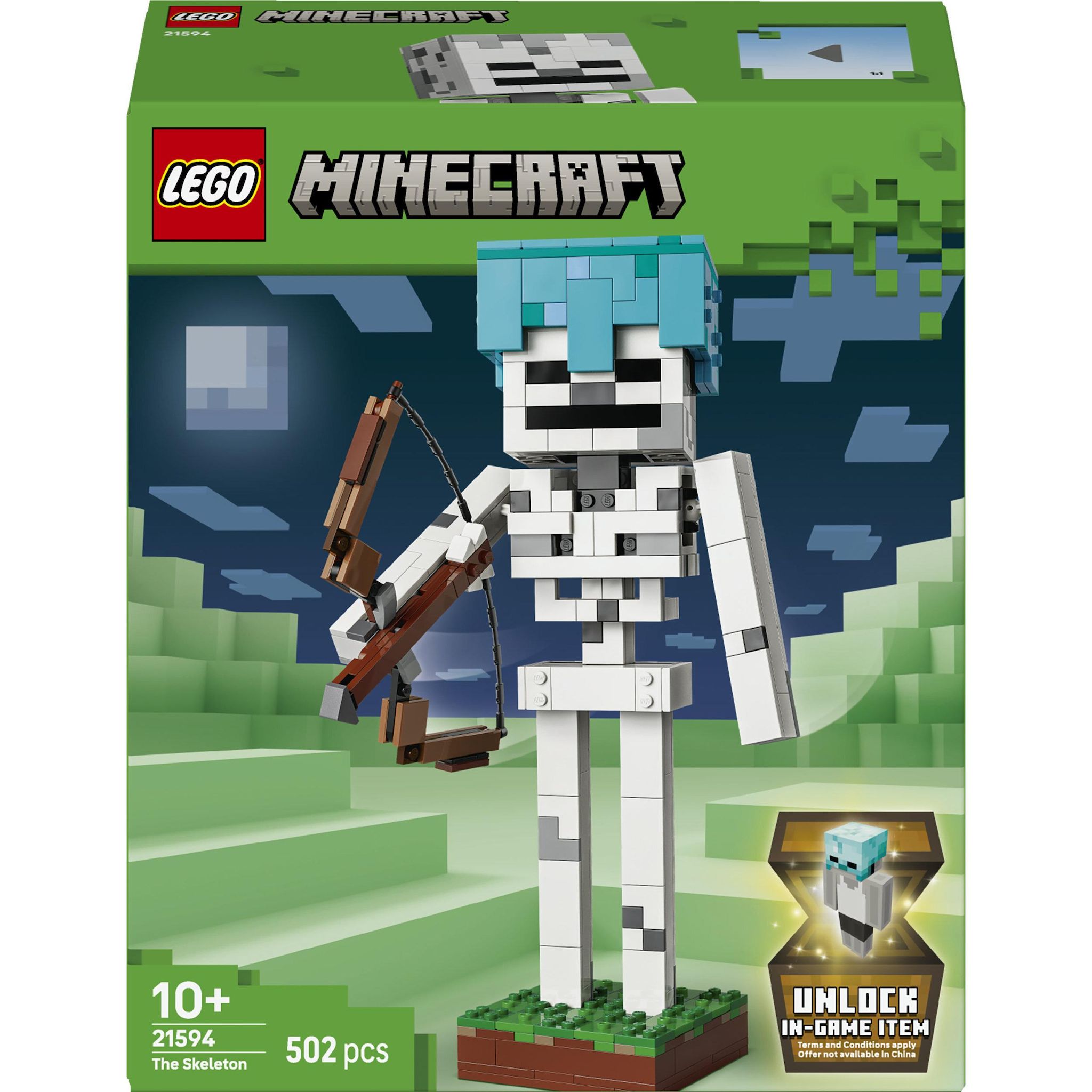 Voir la diapositive 1 : LEGO Minecraft 21594 - Le squelette