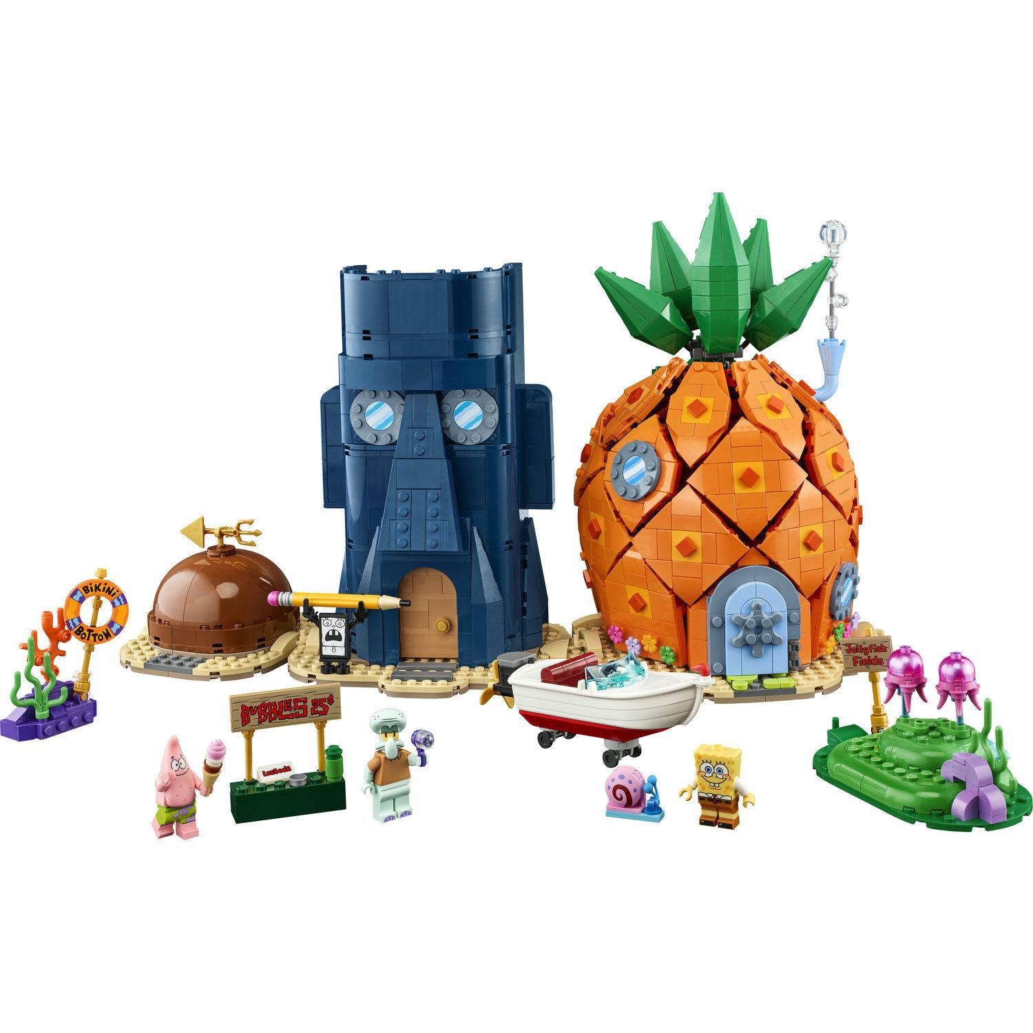 Voir la diapositive 2 : LEGO Icons 11386 - Bikini Bottom Bob L'éponge