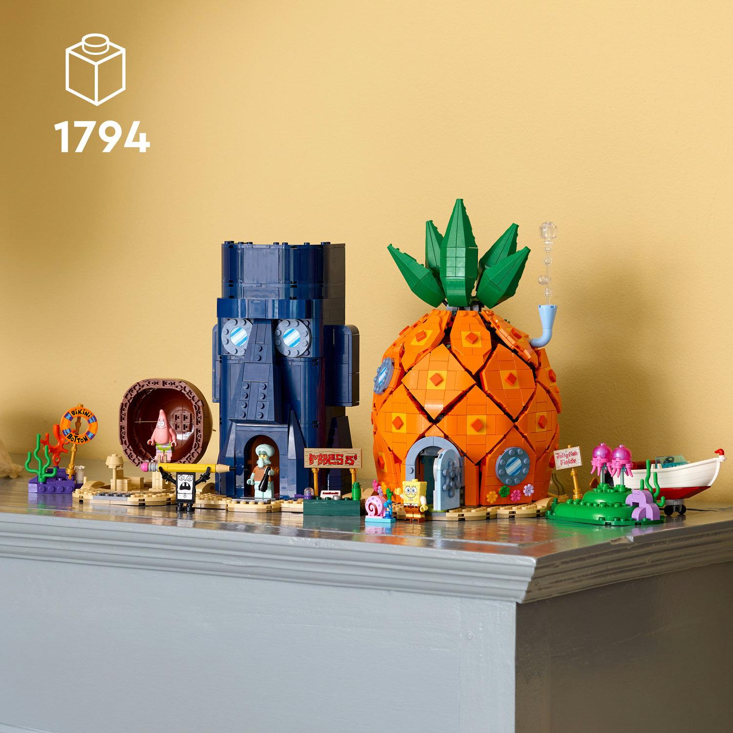 Voir la diapositive 3 : LEGO Icons 11386 - Bikini Bottom Bob L'éponge