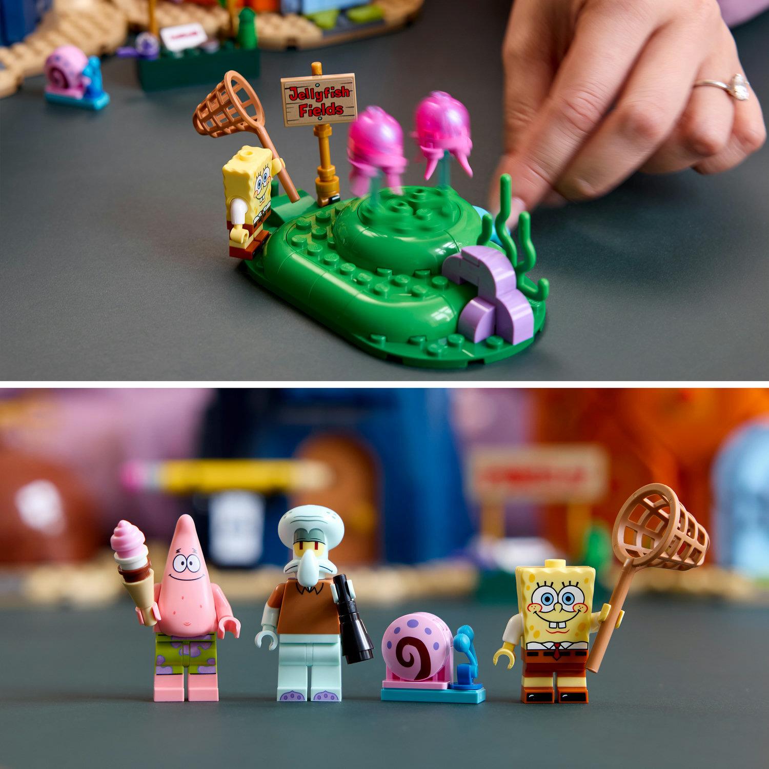 Voir la diapositive 6 : LEGO Icons 11386 - Bikini Bottom Bob L'éponge