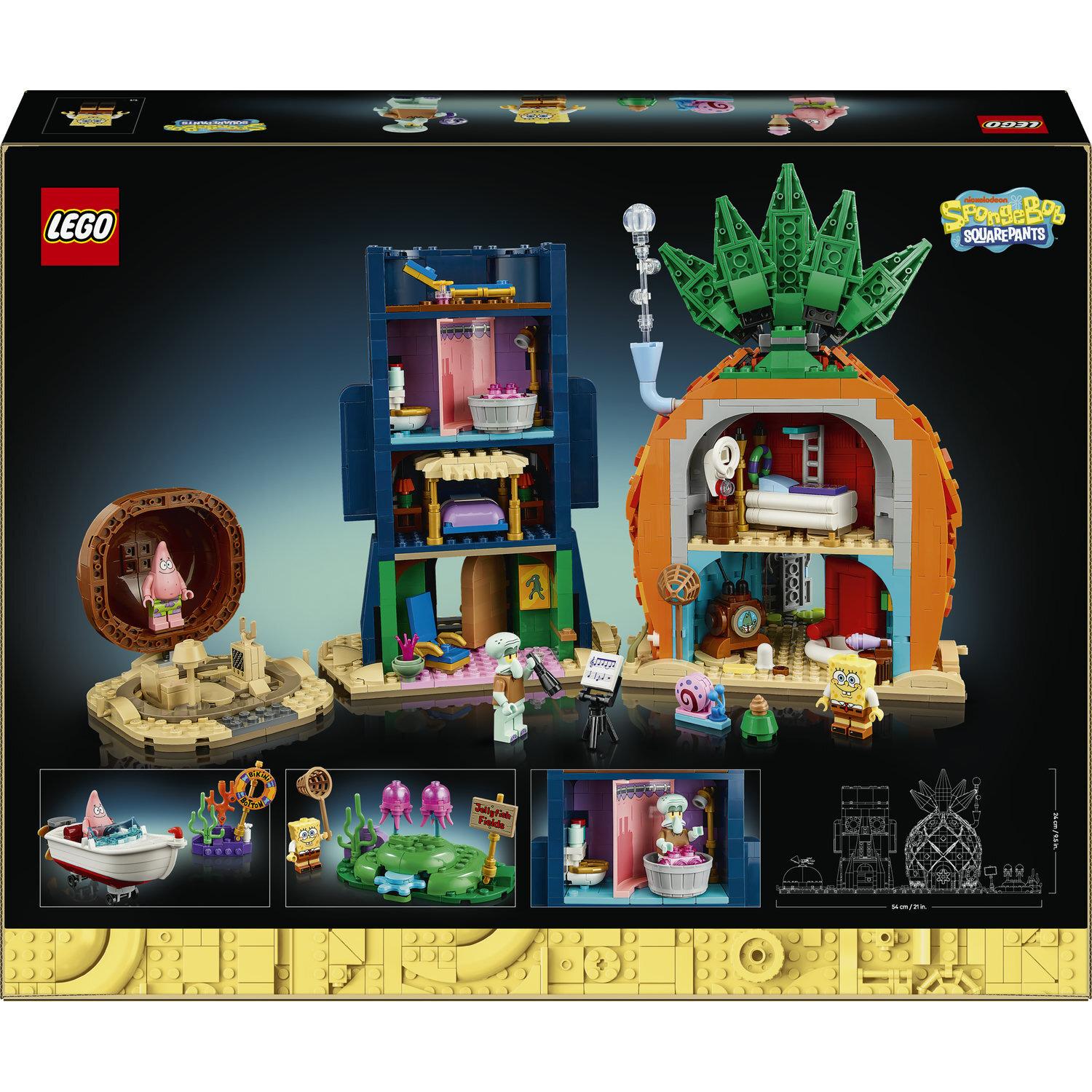 Voir la diapositive 7 : LEGO Icons 11386 - Bikini Bottom Bob L'éponge