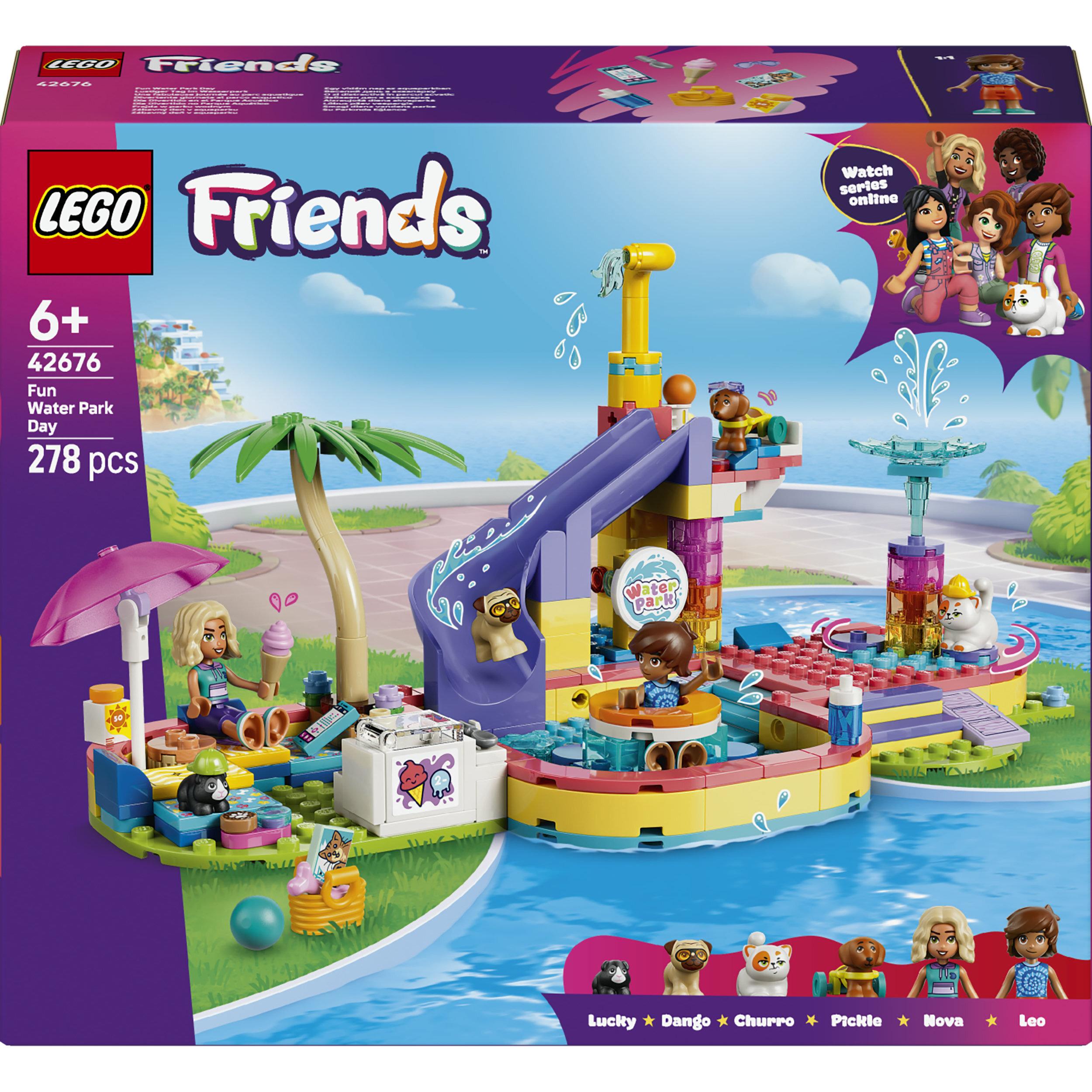 LEGO LEGO Friends 42676 Une Fabuleuse Journée au Parc Aquatique - Jouet Miniature 6 ans - Déco