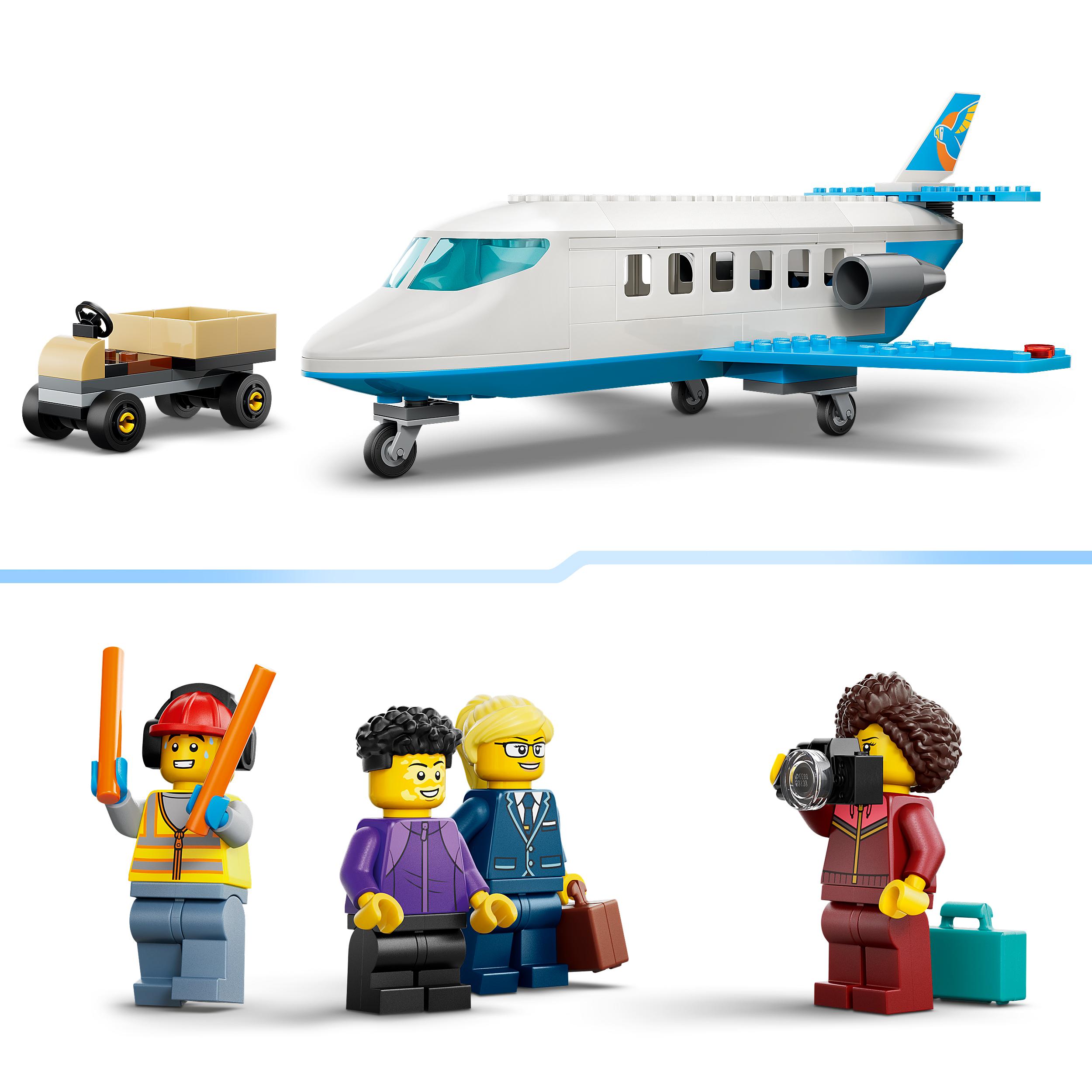 Voir la diapositive 5 : LEGO LEGO City 60492 L’Avion de Tourisme - Jeu Éducatif pour Garçon ou Fille dès 4 ans - Cadeau