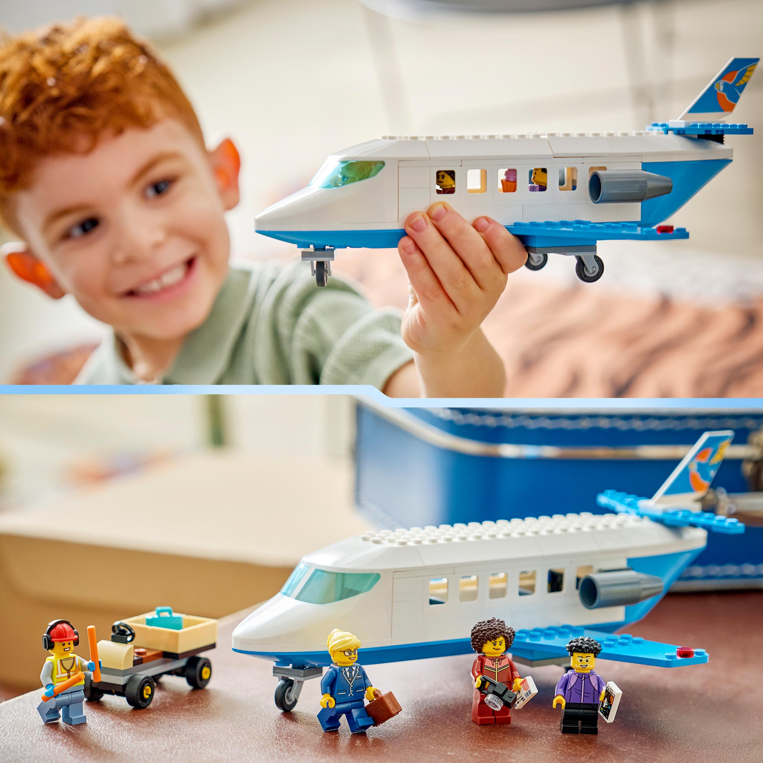 Voir la diapositive 6 : LEGO LEGO City 60492 L’Avion de Tourisme - Jeu Éducatif pour Garçon ou Fille dès 4 ans - Cadeau