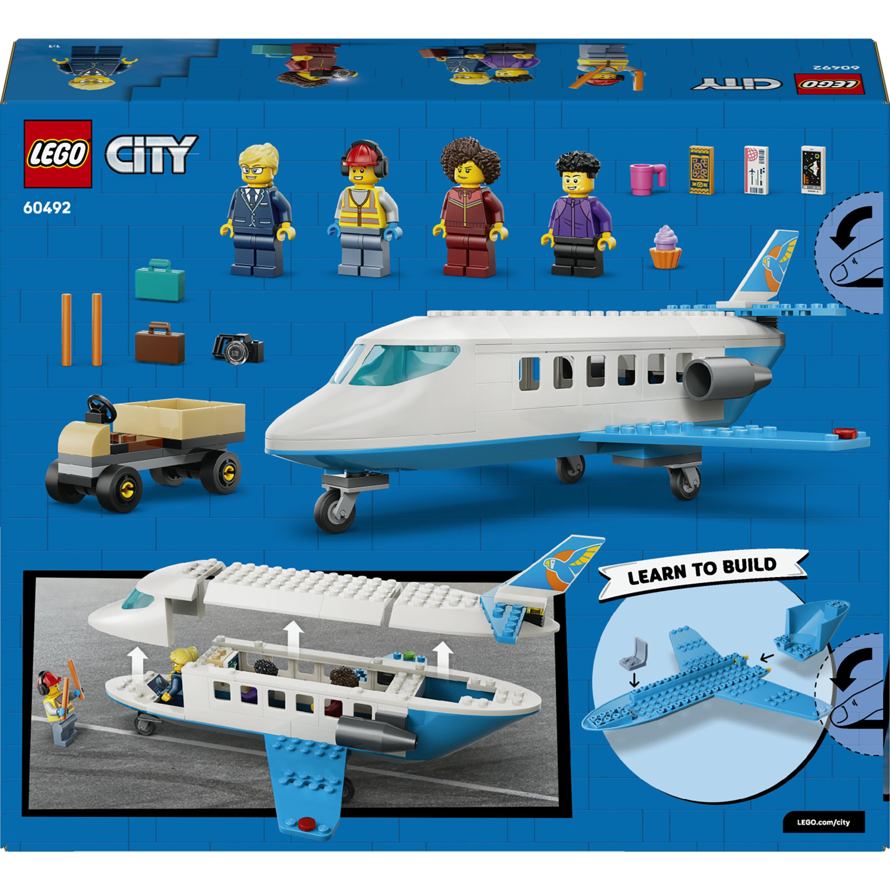 Voir la diapositive 7 : LEGO LEGO City 60492 L’Avion de Tourisme - Jeu Éducatif pour Garçon ou Fille dès 4 ans - Cadeau