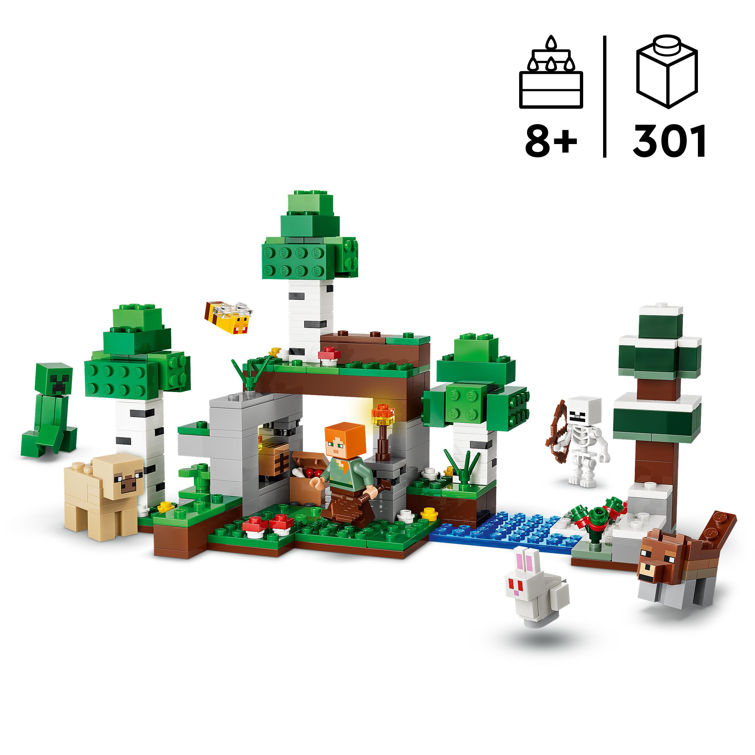 Voir la diapositive 3 : LEGO LEGO Minecraft 21593 L’Aventure de la Première Nuit - Jouet Interactif dès 8 ans - Cadeau