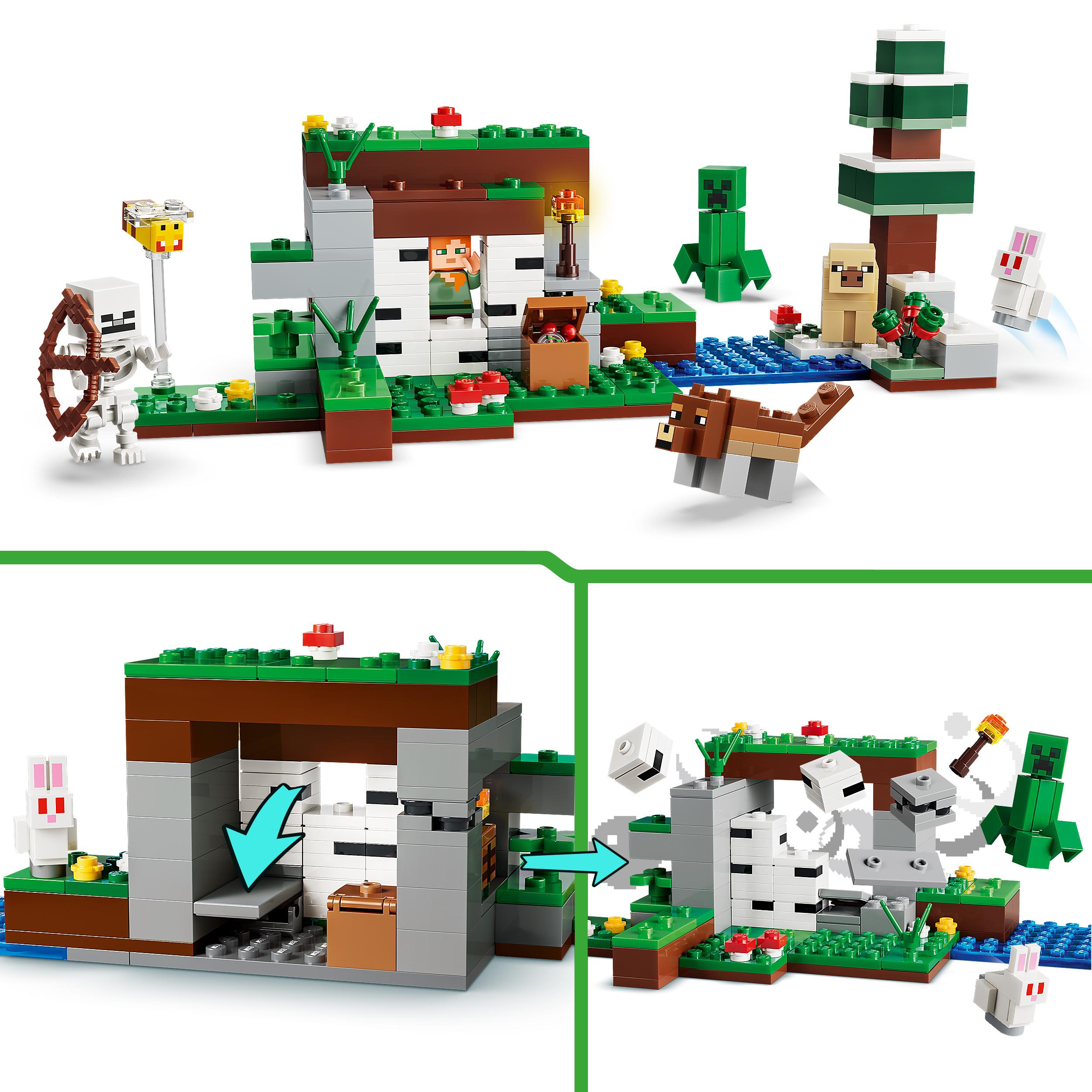 Voir la diapositive 4 : LEGO LEGO Minecraft 21593 L’Aventure de la Première Nuit - Jouet Interactif dès 8 ans - Cadeau