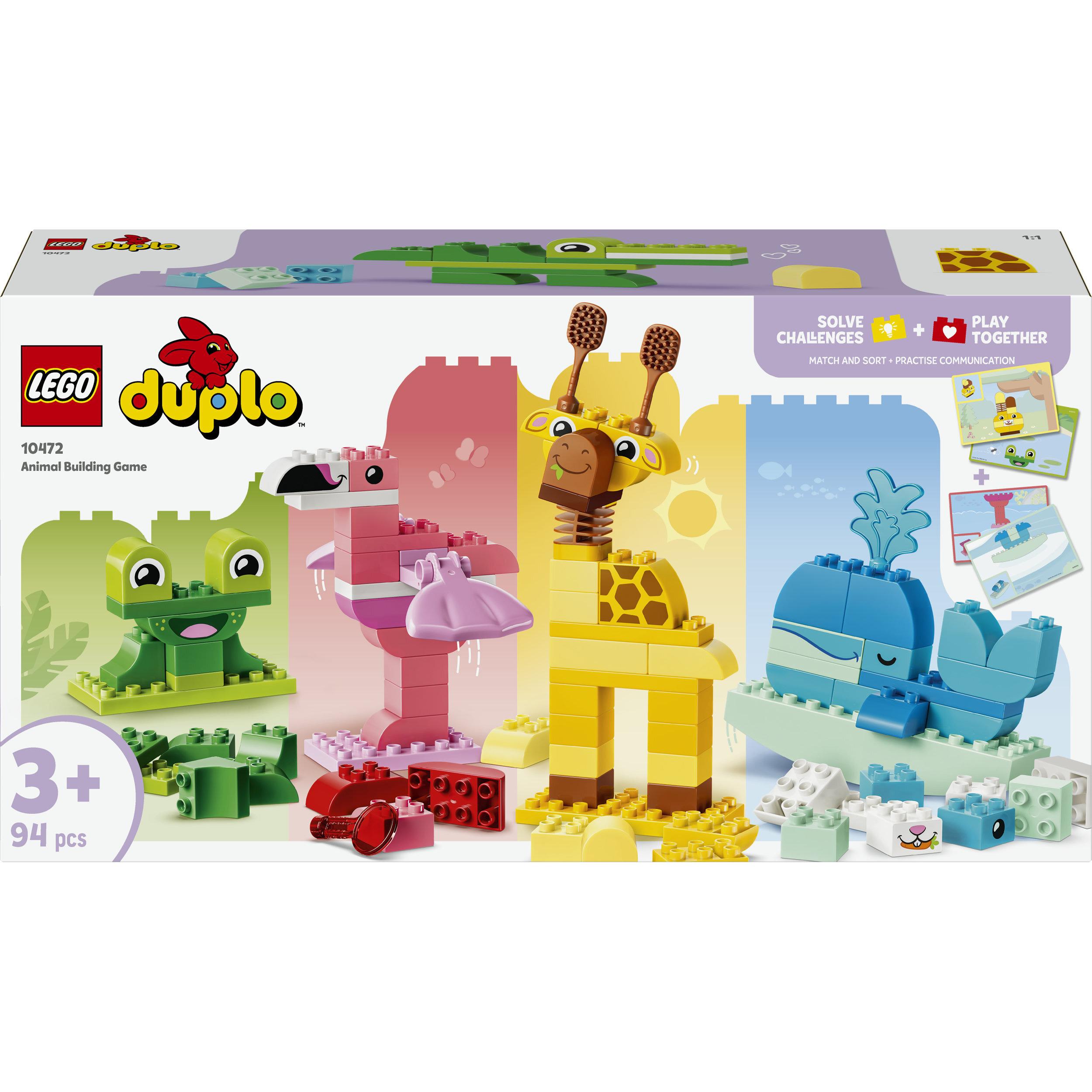 LEGO LEGO DUPLO 10472 Jeu de Construction d’Animaux - Jouet Éducatif dès 3 ans - Set Montessori