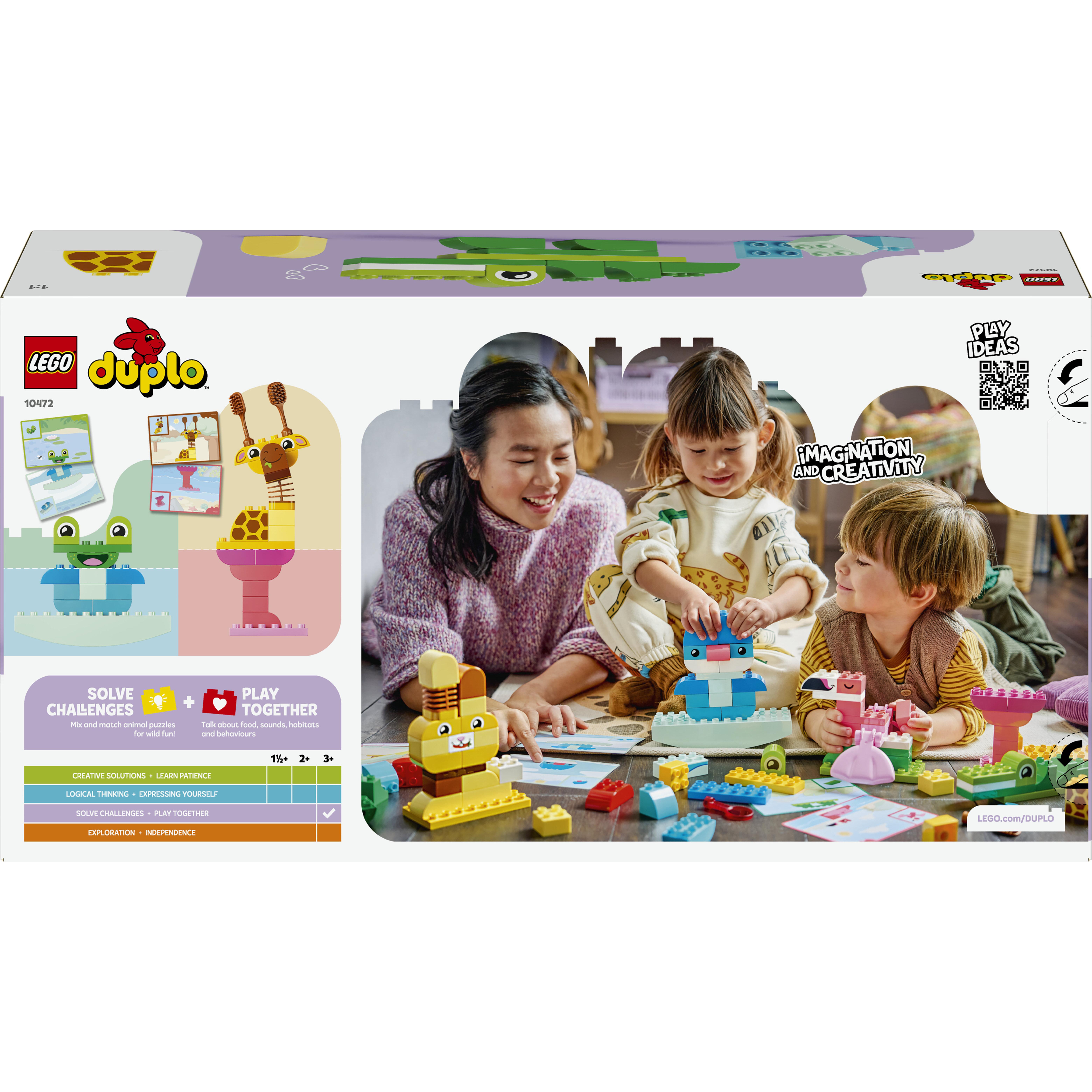 Voir la diapositive 7 : LEGO LEGO DUPLO 10472 Jeu de Construction d’Animaux - Jouet Éducatif dès 3 ans - Set Montessori