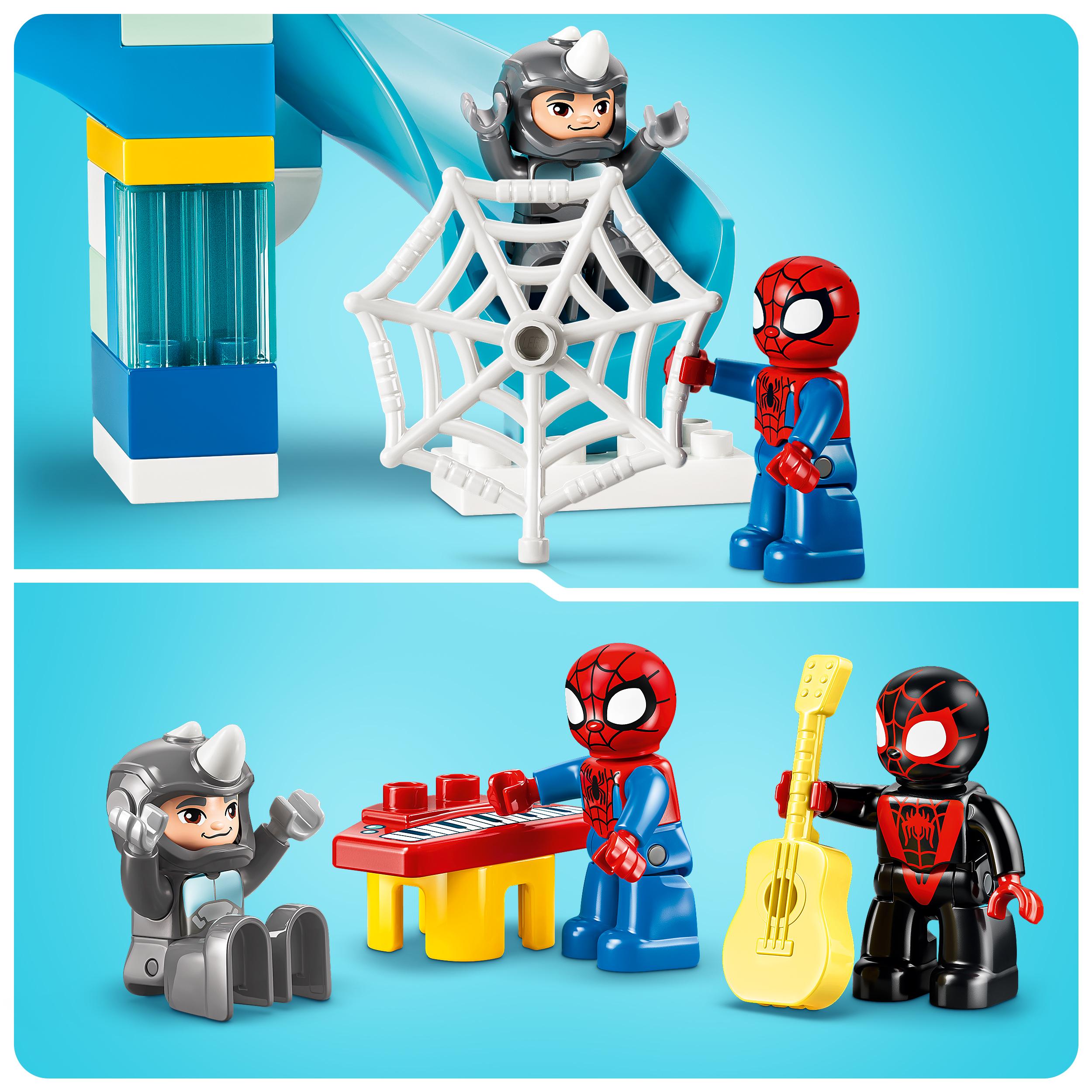 Voir la diapositive 5 : LEGO LEGO DUPLO | Marvel 10464 Le Quartier Général de l’Équipe Spidey - Jeu dès 2 ans - Moto