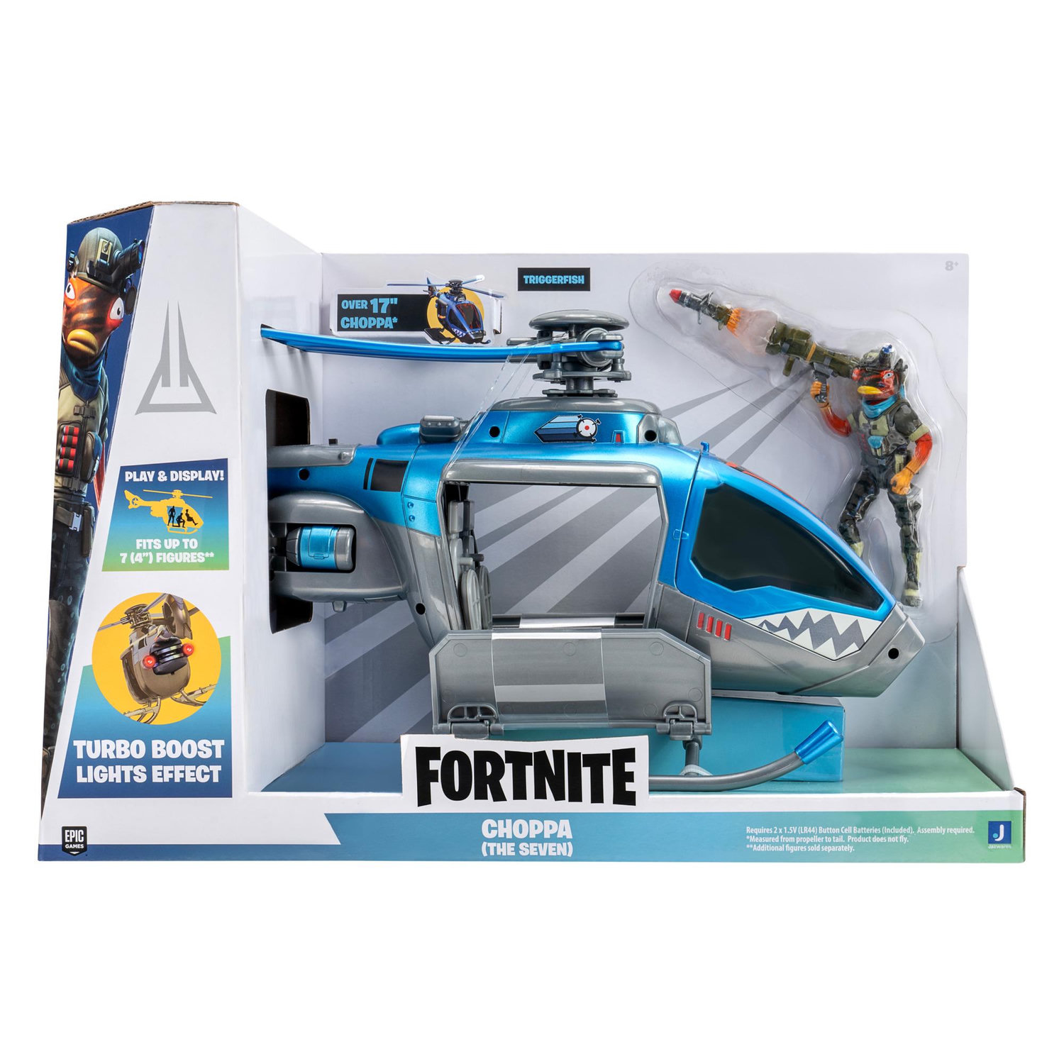 Véhicule The Choppa FORTNITE 50 cm figurine Triggerfish incluse lumières LED - vue 2
