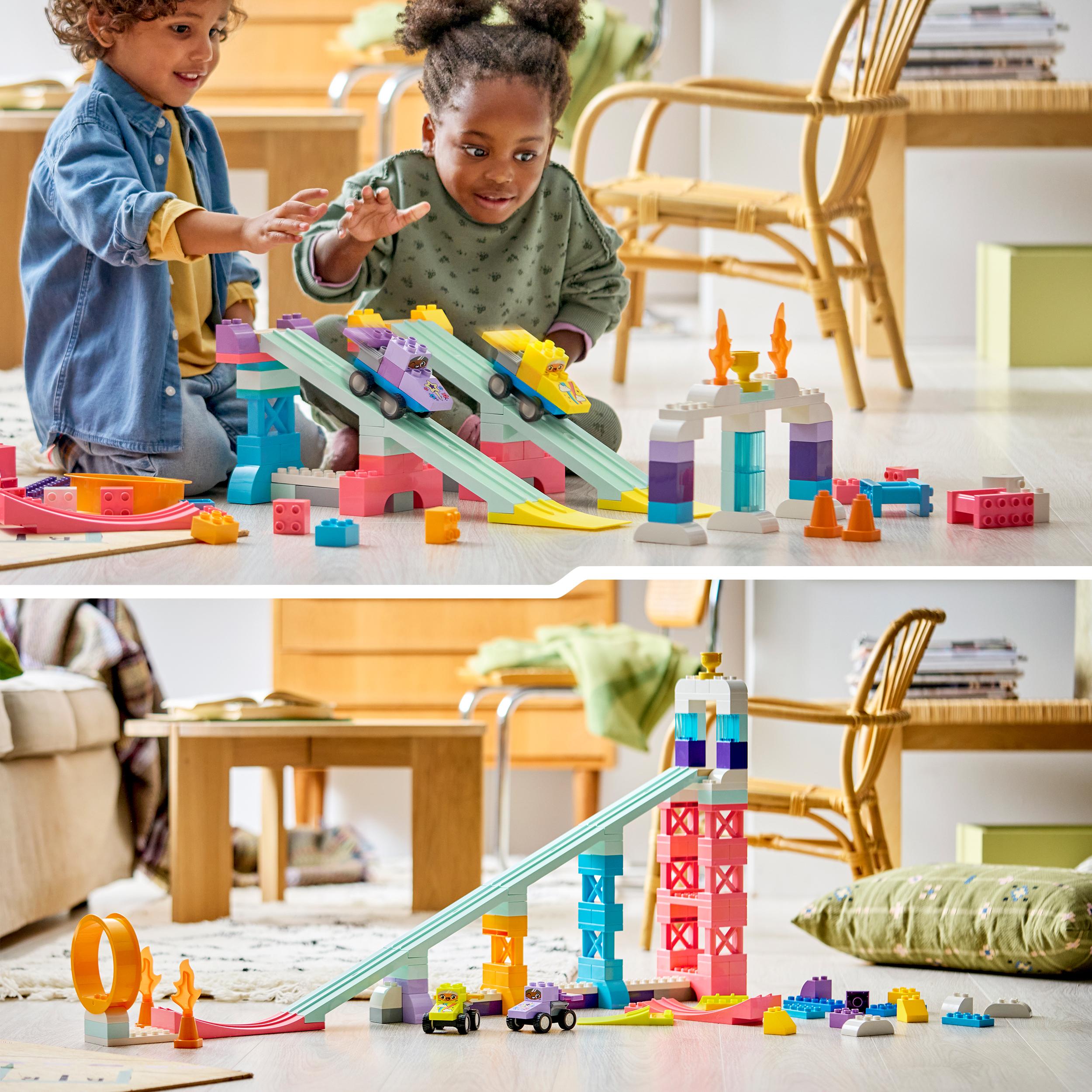 Voir la diapositive 6 : LEGO LEGO DUPLO Ma Ville 10478 Rampes Créatives 3-en-1 avec Véhicules - Jeu Éducatif dès 3 ans