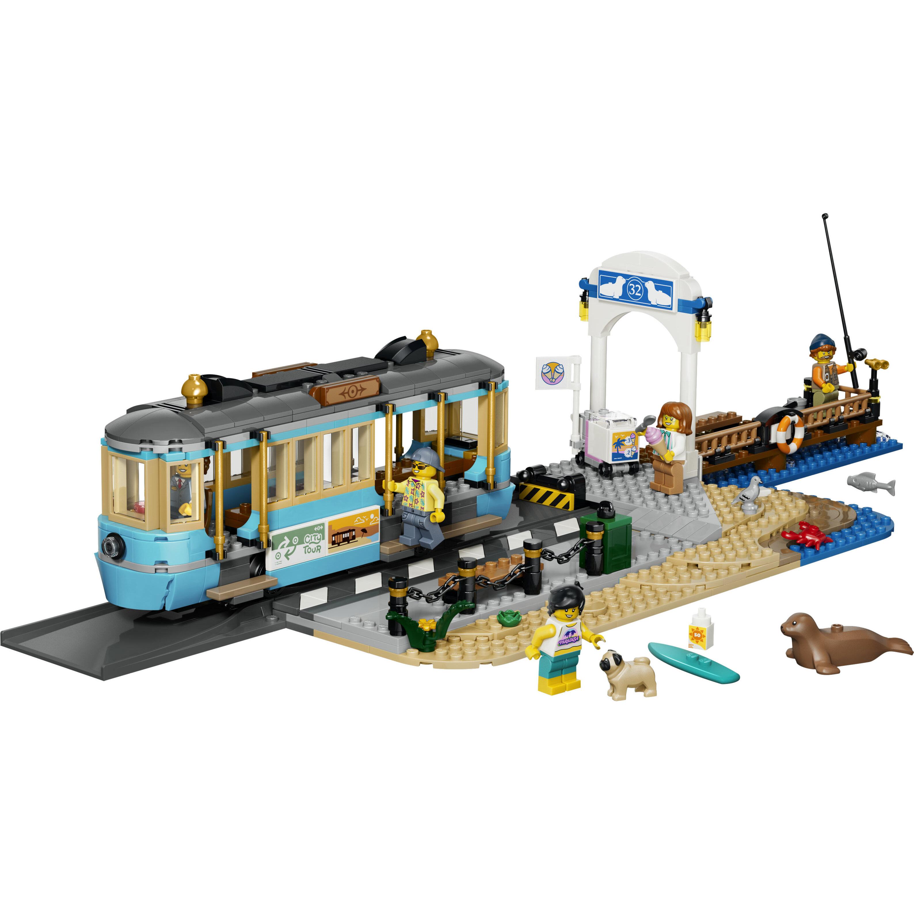 Voir la diapositive 2 : LEGO LEGO City 60506 Le Tramway de Bord de Mer - Jouet Train pour Garçon ou Fille dès 7 ans