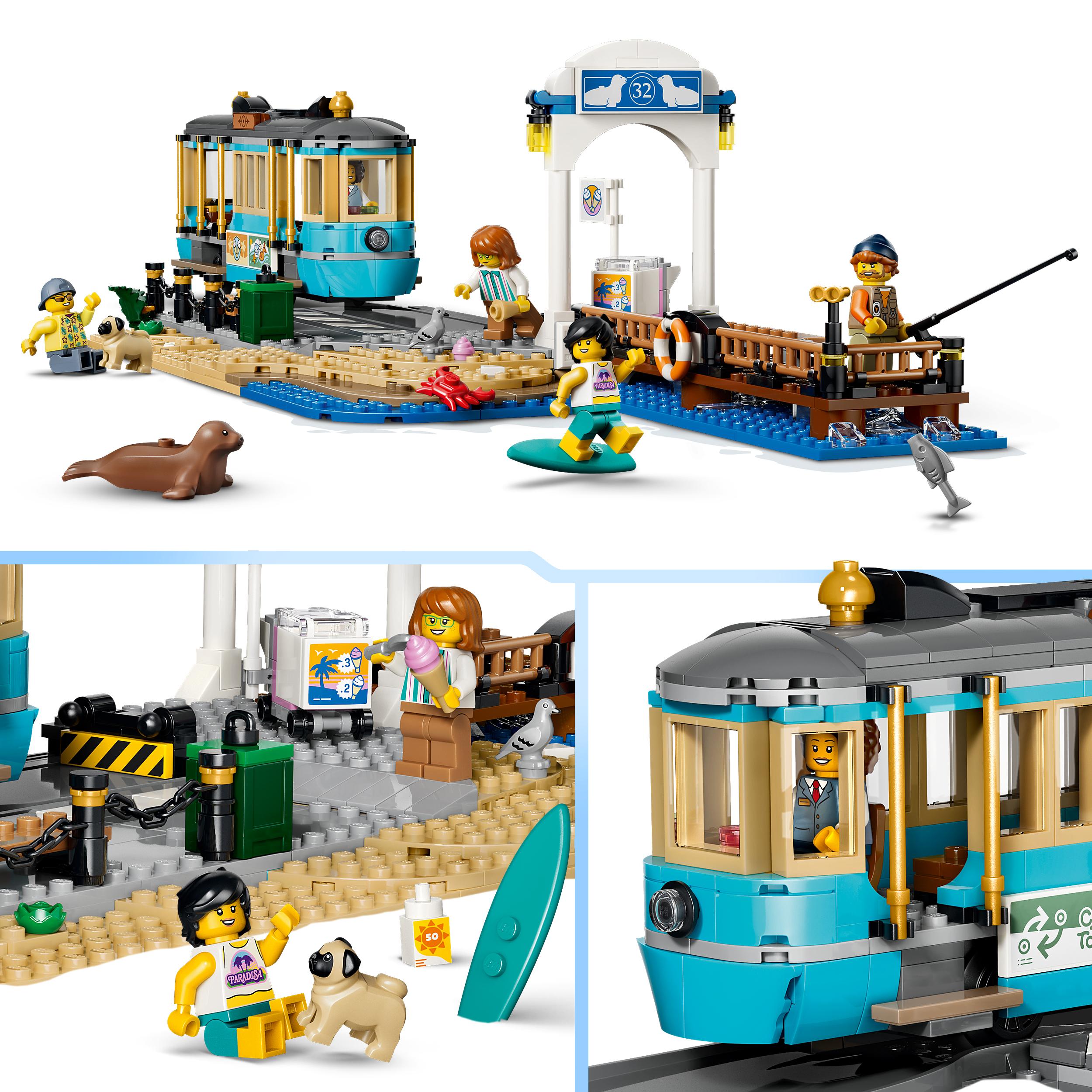 Voir la diapositive 4 : LEGO LEGO City 60506 Le Tramway de Bord de Mer - Jouet Train pour Garçon ou Fille dès 7 ans