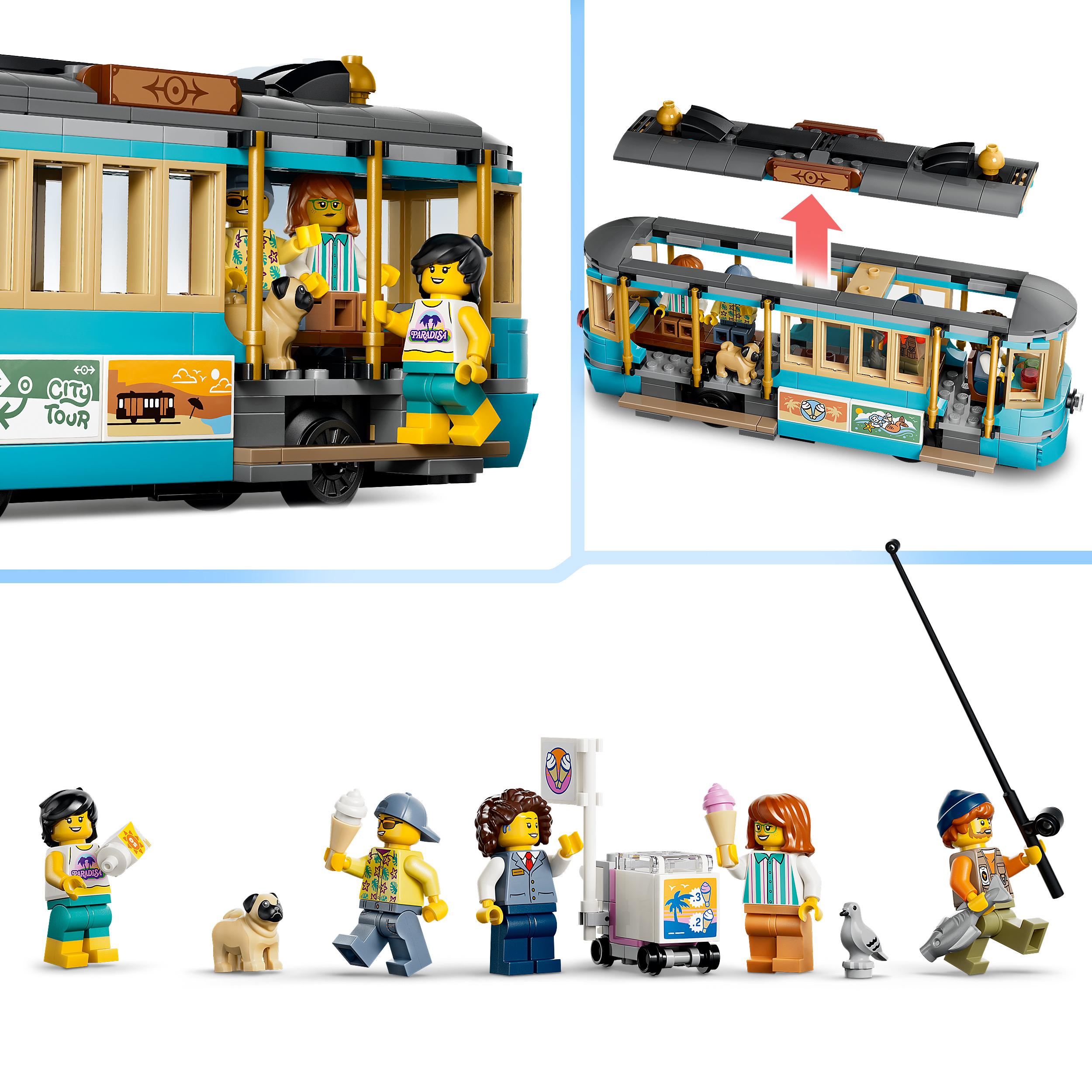 Voir la diapositive 5 : LEGO LEGO City 60506 Le Tramway de Bord de Mer - Jouet Train pour Garçon ou Fille dès 7 ans