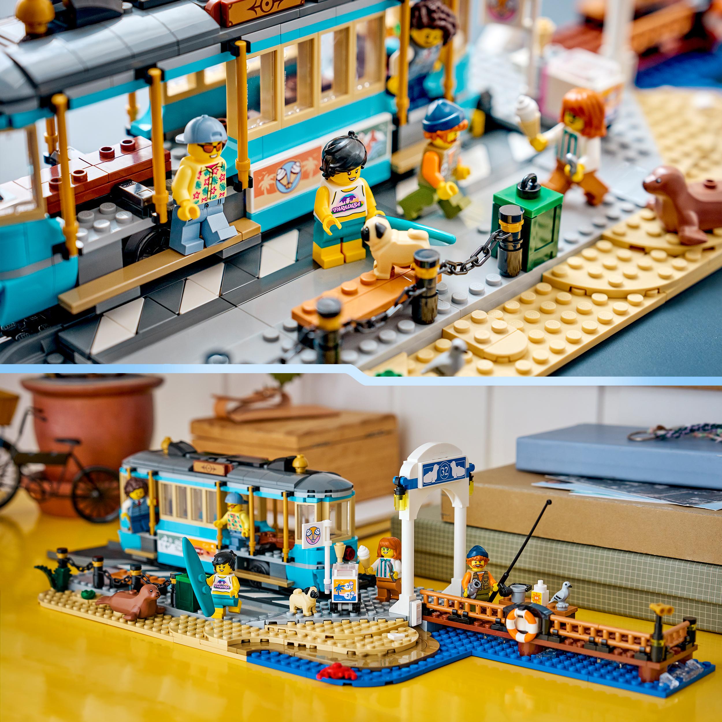 Voir la diapositive 6 : LEGO LEGO City 60506 Le Tramway de Bord de Mer - Jouet Train pour Garçon ou Fille dès 7 ans
