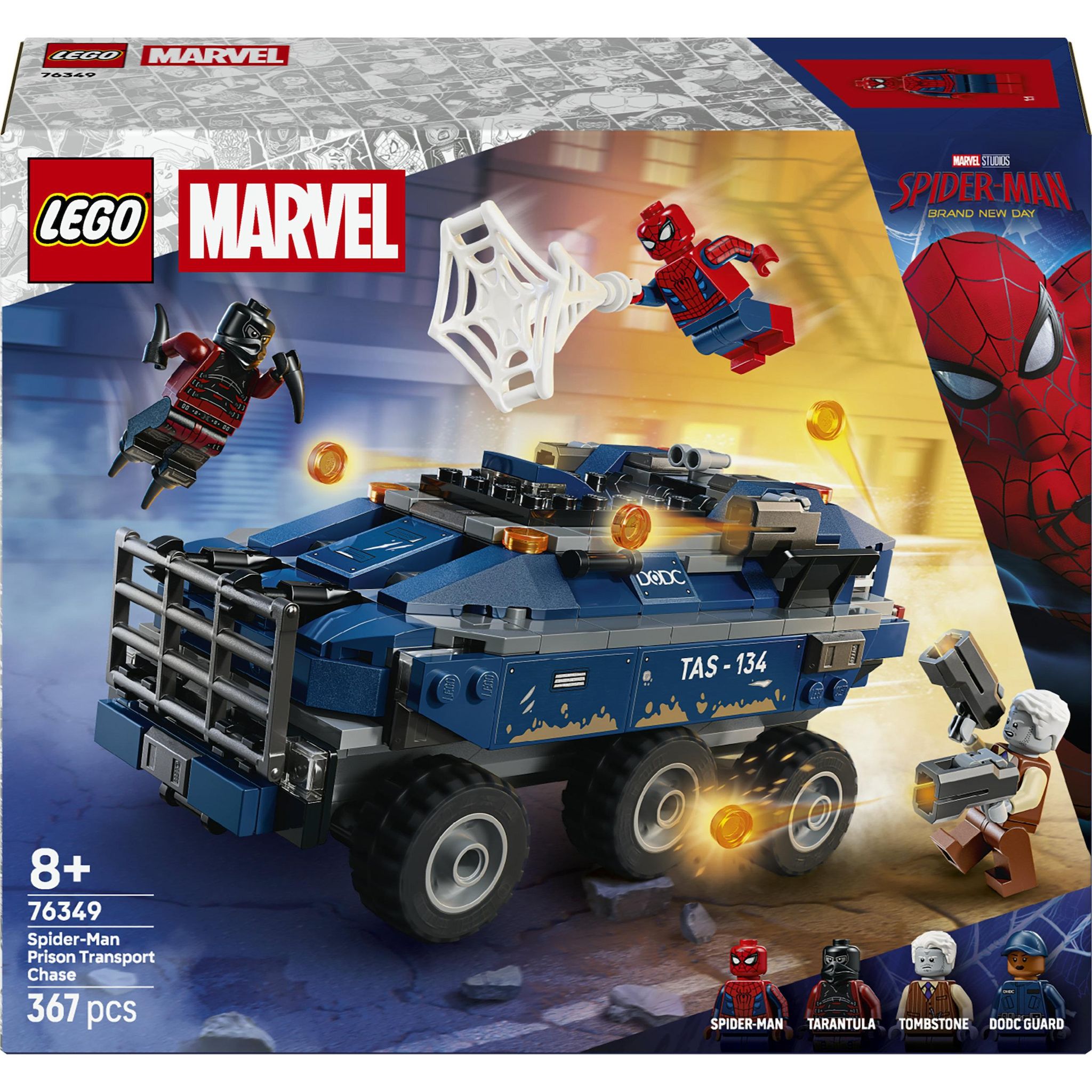 LEGO Marvel 76349 - La poursuite en prison mobile de Spider-Man