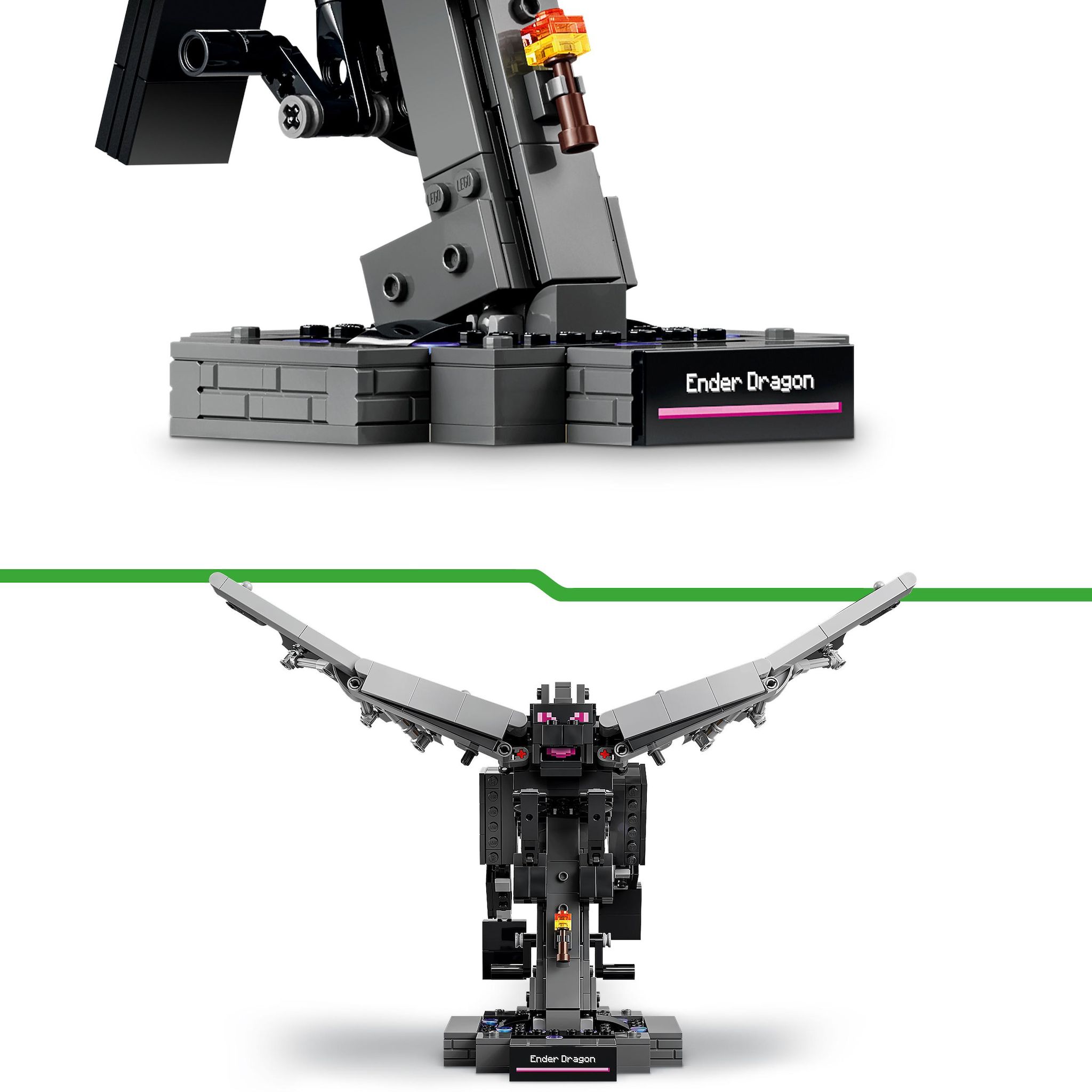 Voir la diapositive 5 : LEGO Minecraft 21595 - Le dragon de l'ender
