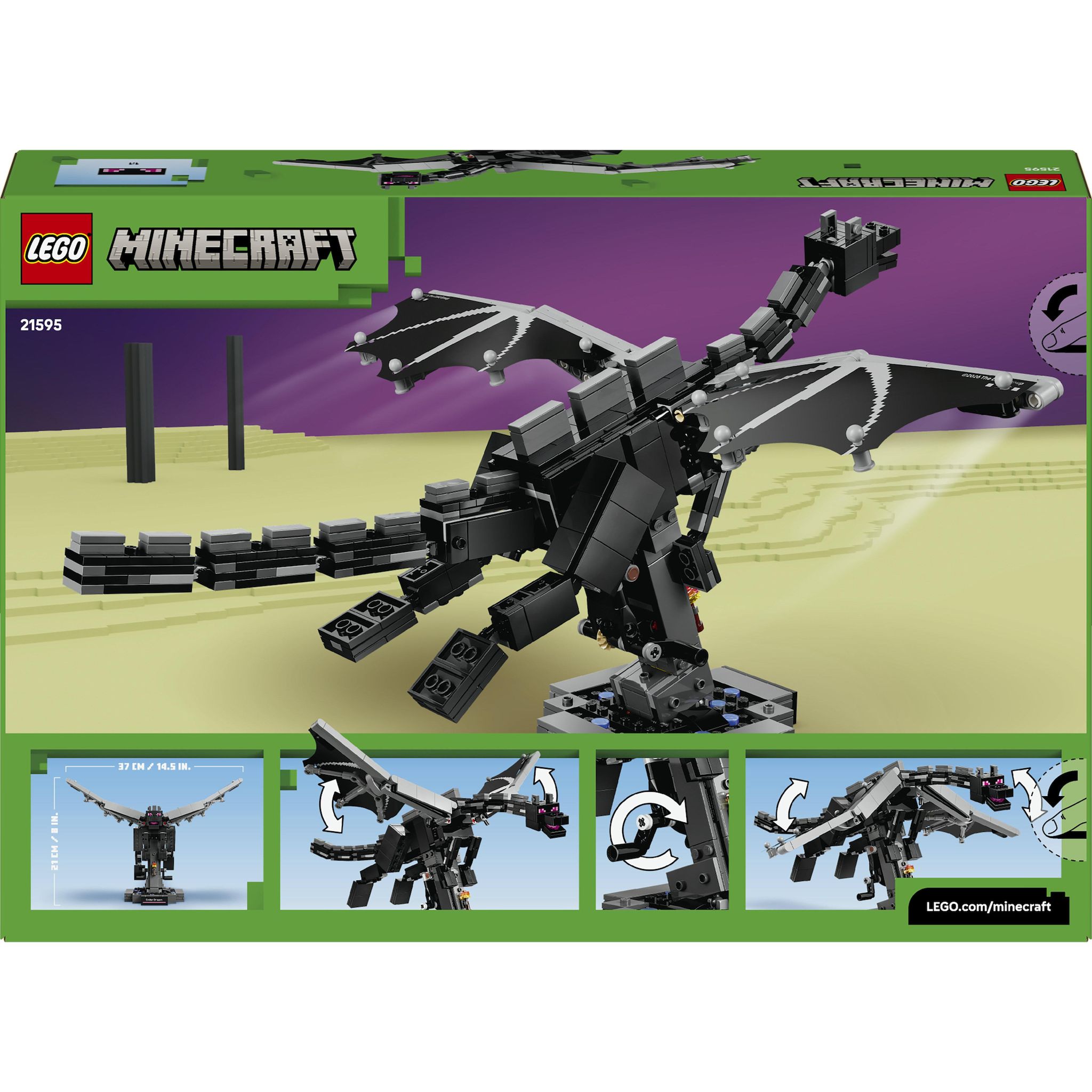 Voir la diapositive 7 : LEGO Minecraft 21595 - Le dragon de l'ender