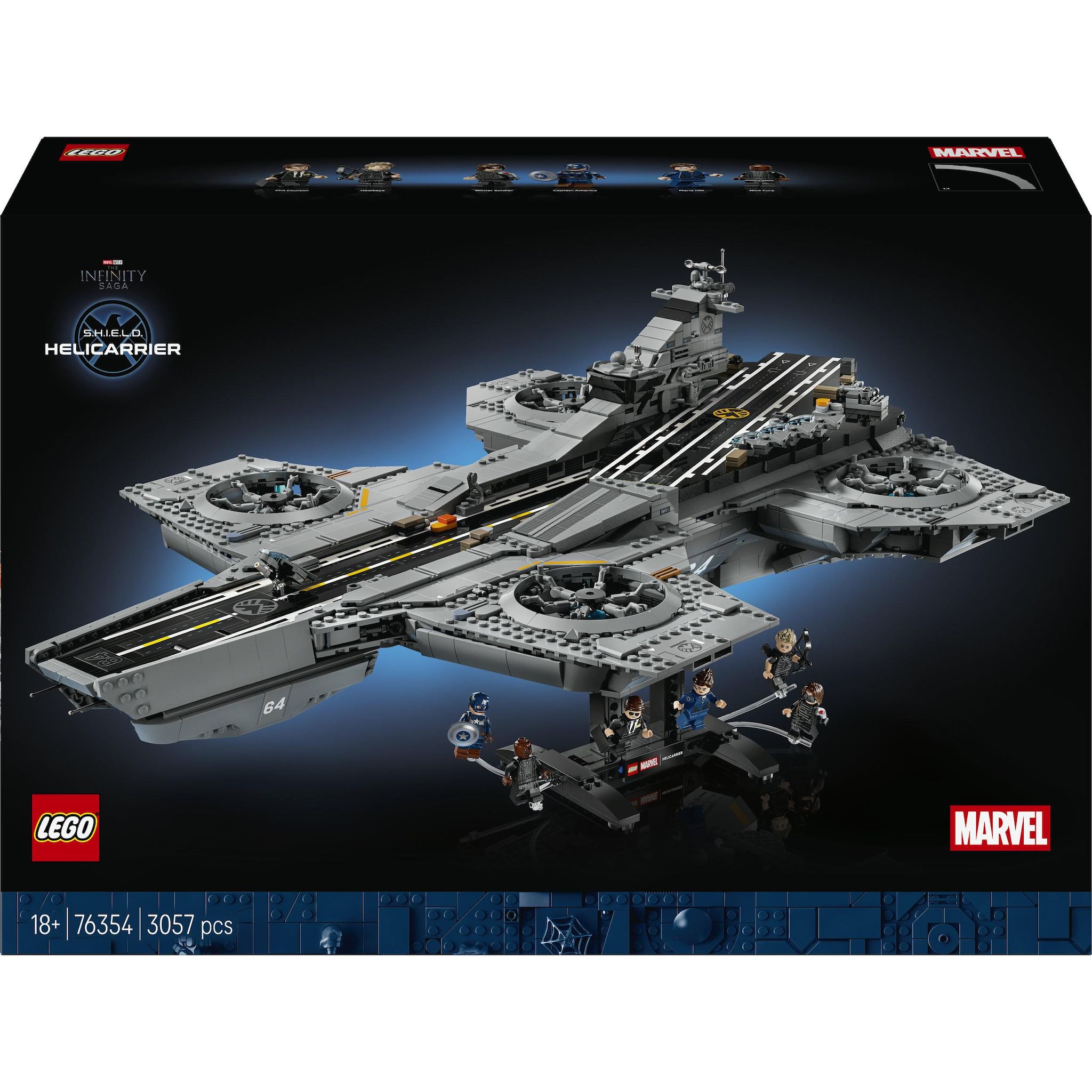 LEGO Marvel 76354 - L'héliporteur du SHIELD