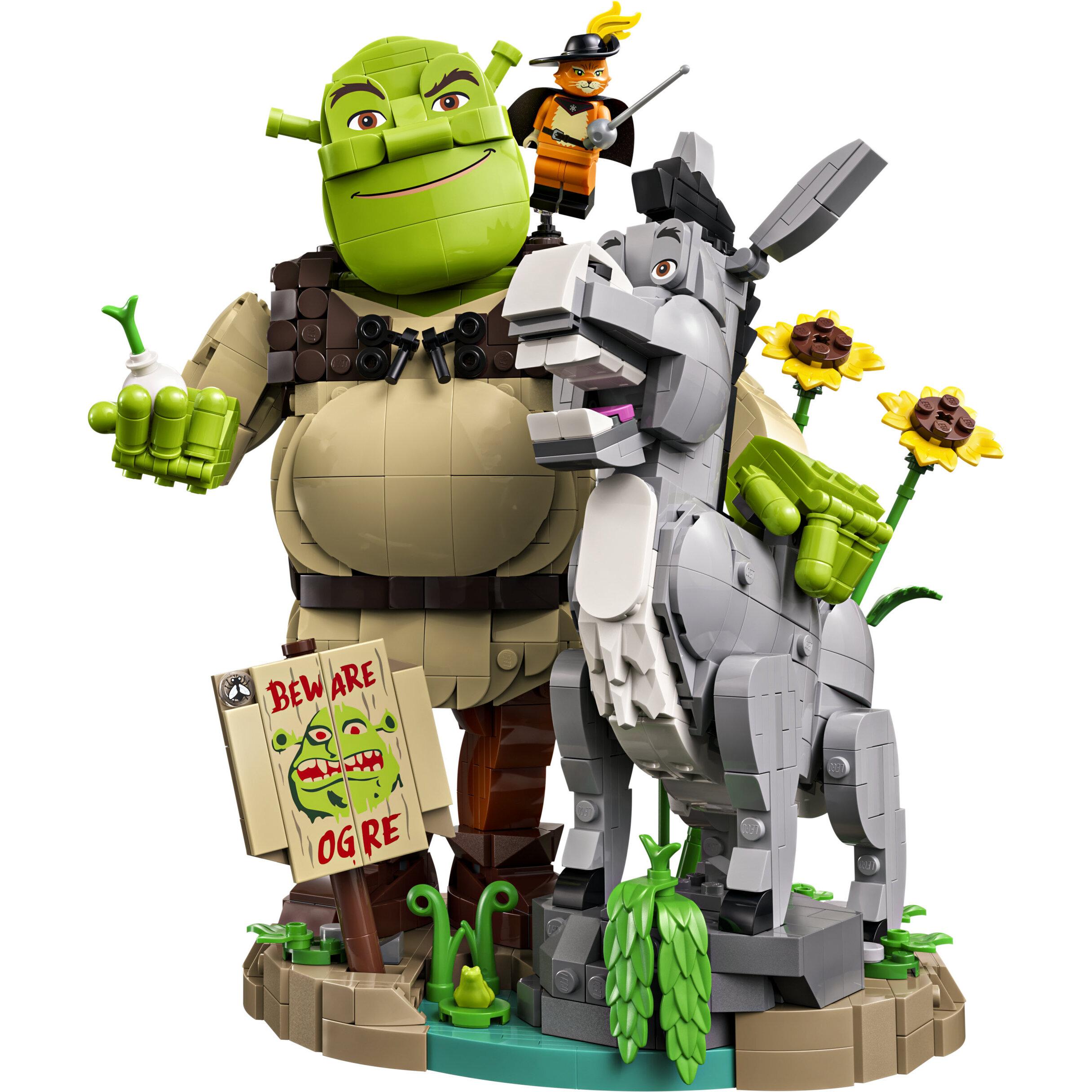 Voir la diapositive 2 : LEGO Icons 72423 - Shrek, l'Ane et le Chat Potté