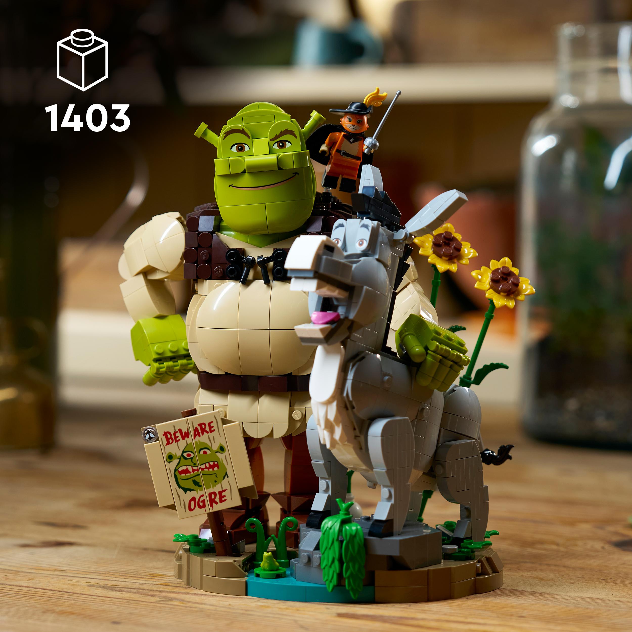 Voir la diapositive 3 : LEGO Icons 72423 - Shrek, l'Ane et le Chat Potté