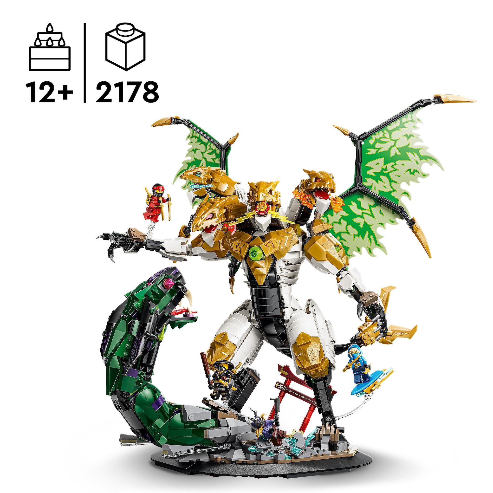 Voir la diapositive 3 : LEGO Ninjago 71872 - Le combat de l'Ultra Dragon