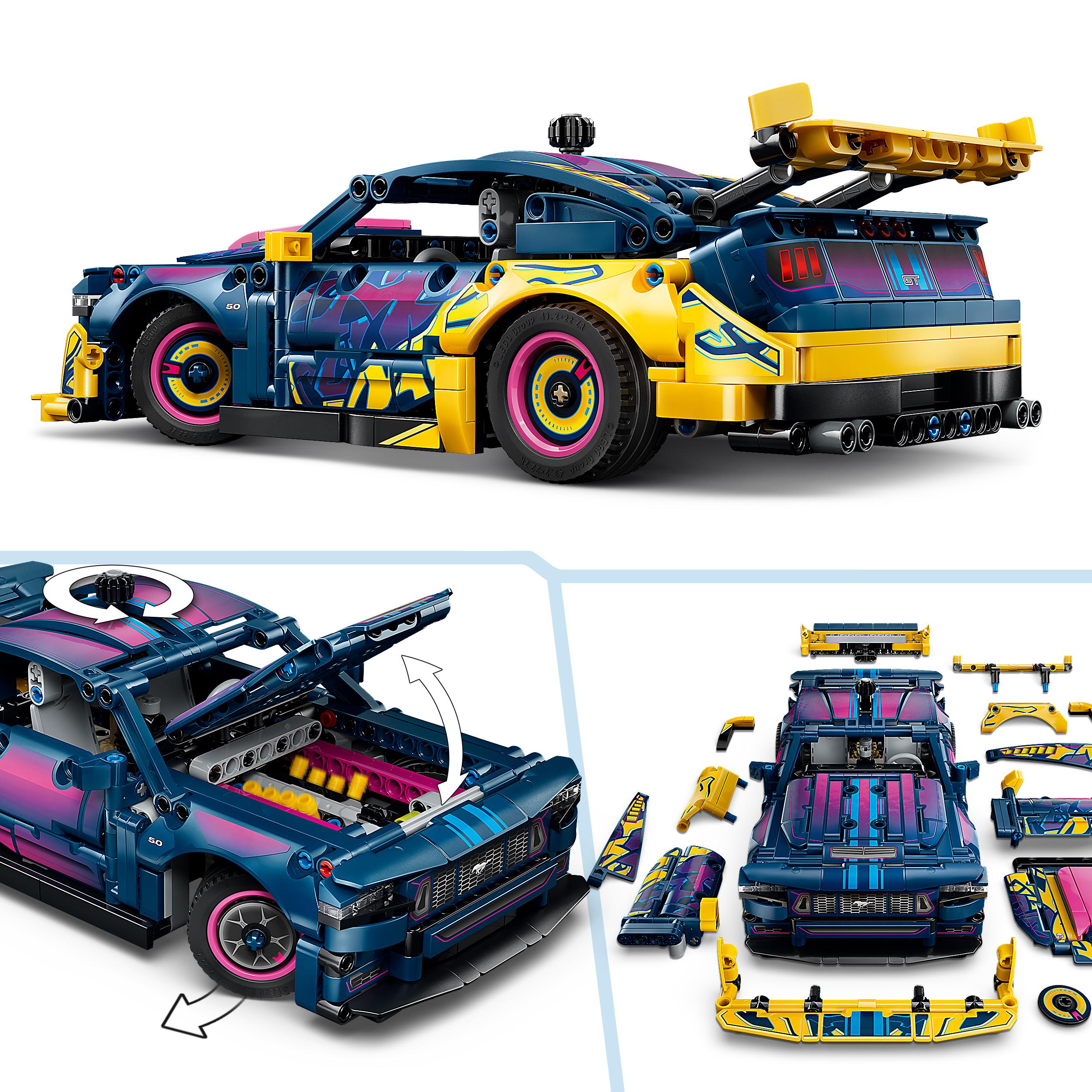 Voir la diapositive 4 : LEGO Technic 42236 - Voiture Ford Mustang GT à personnaliser