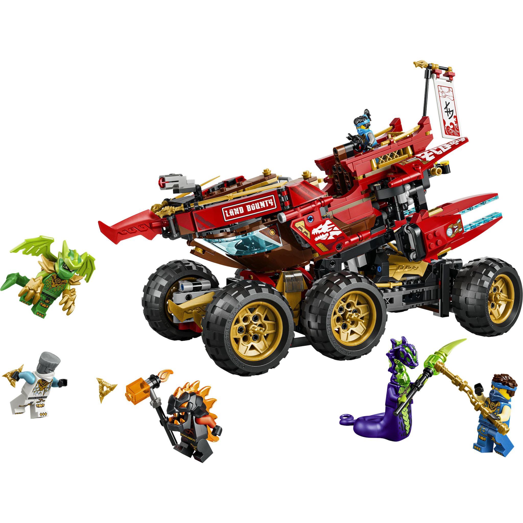 Voir la diapositive 2 : LEGO Ninjago 71869 - Le Bounty Terrestre