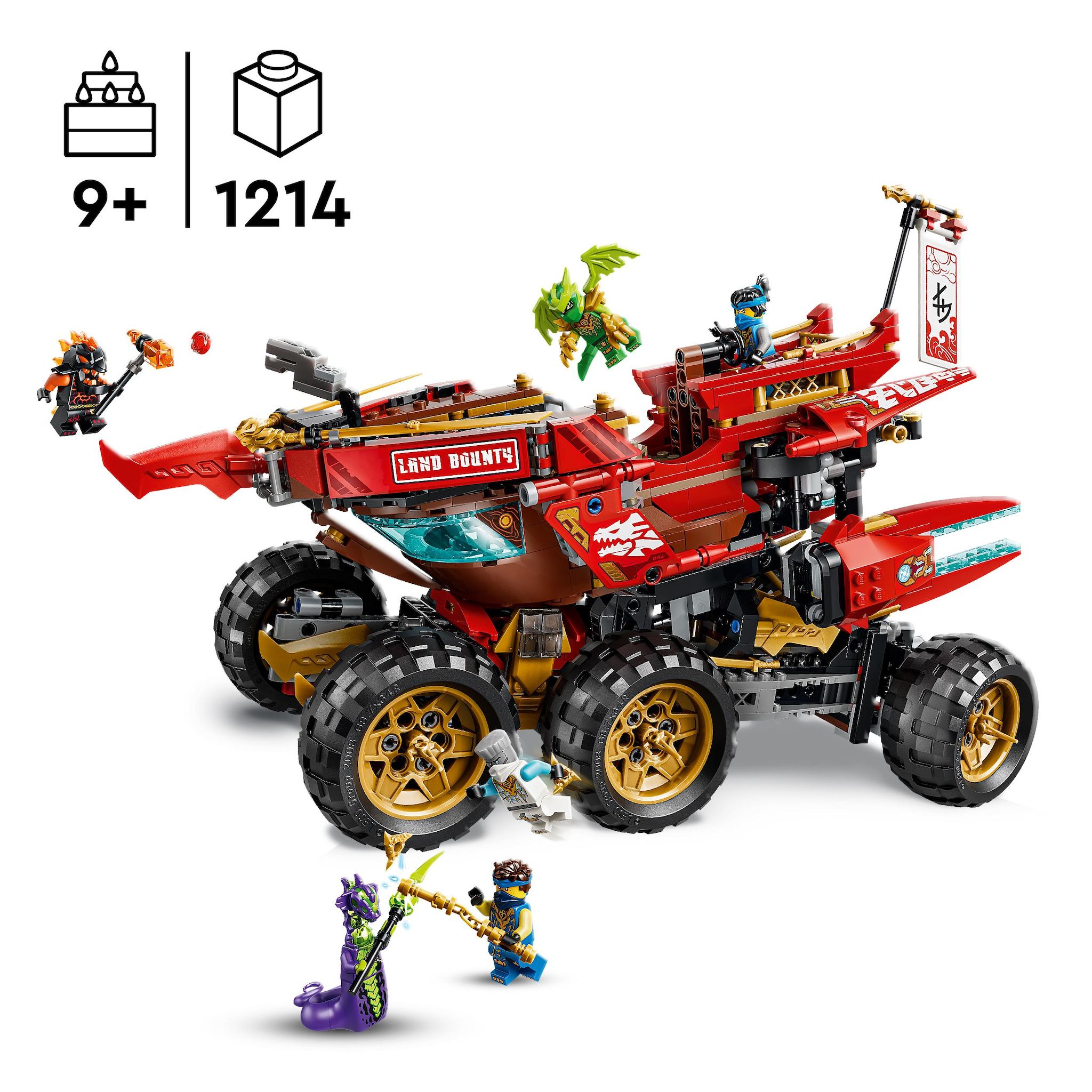 Voir la diapositive 3 : LEGO Ninjago 71869 - Le Bounty Terrestre