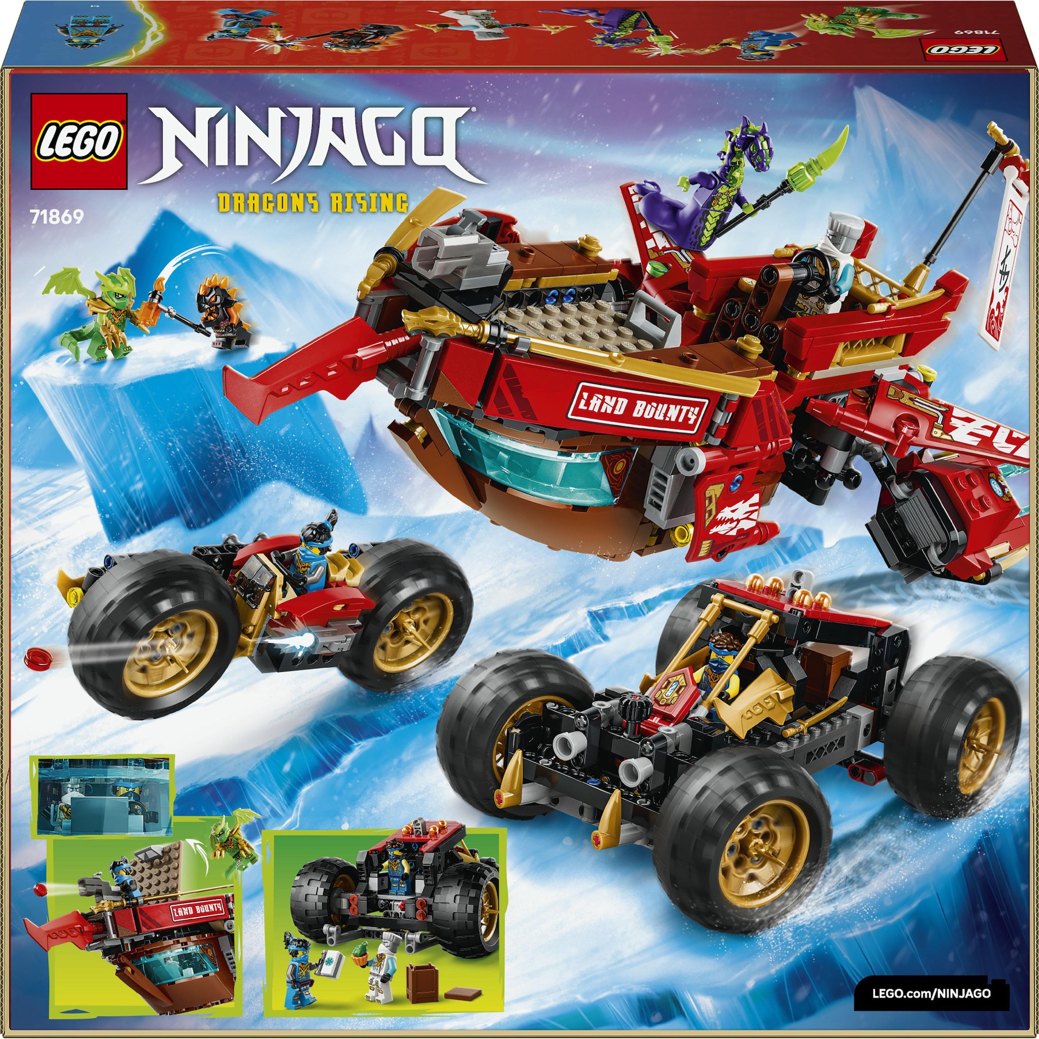 Voir la diapositive 7 : LEGO Ninjago 71869 - Le Bounty Terrestre