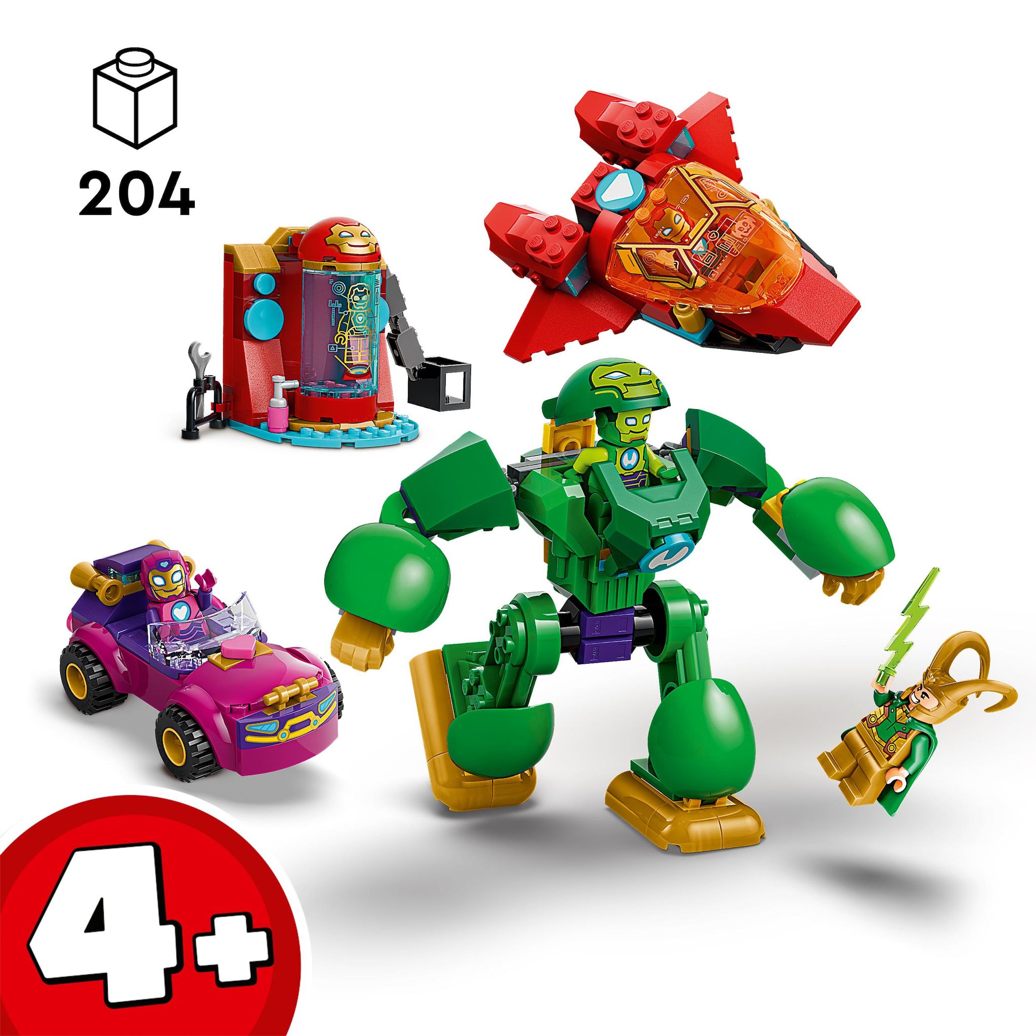 Voir la diapositive 3 : LEGO Marvel 11211 - Loki vs la team Iron Man