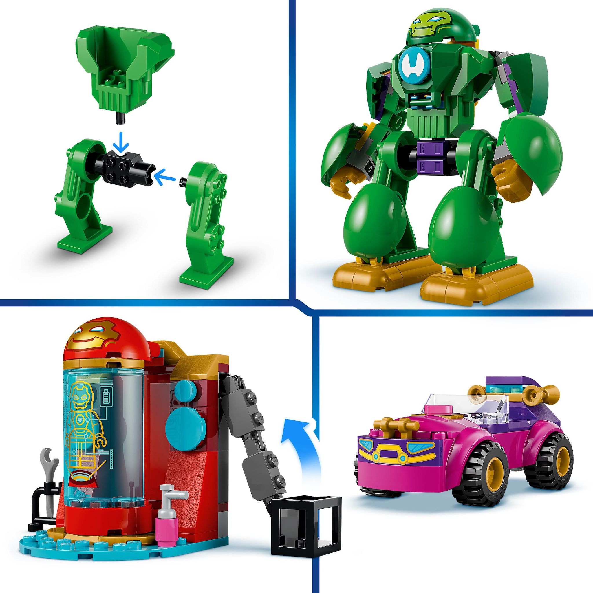 Voir la diapositive 4 : LEGO Marvel 11211 - Loki vs la team Iron Man