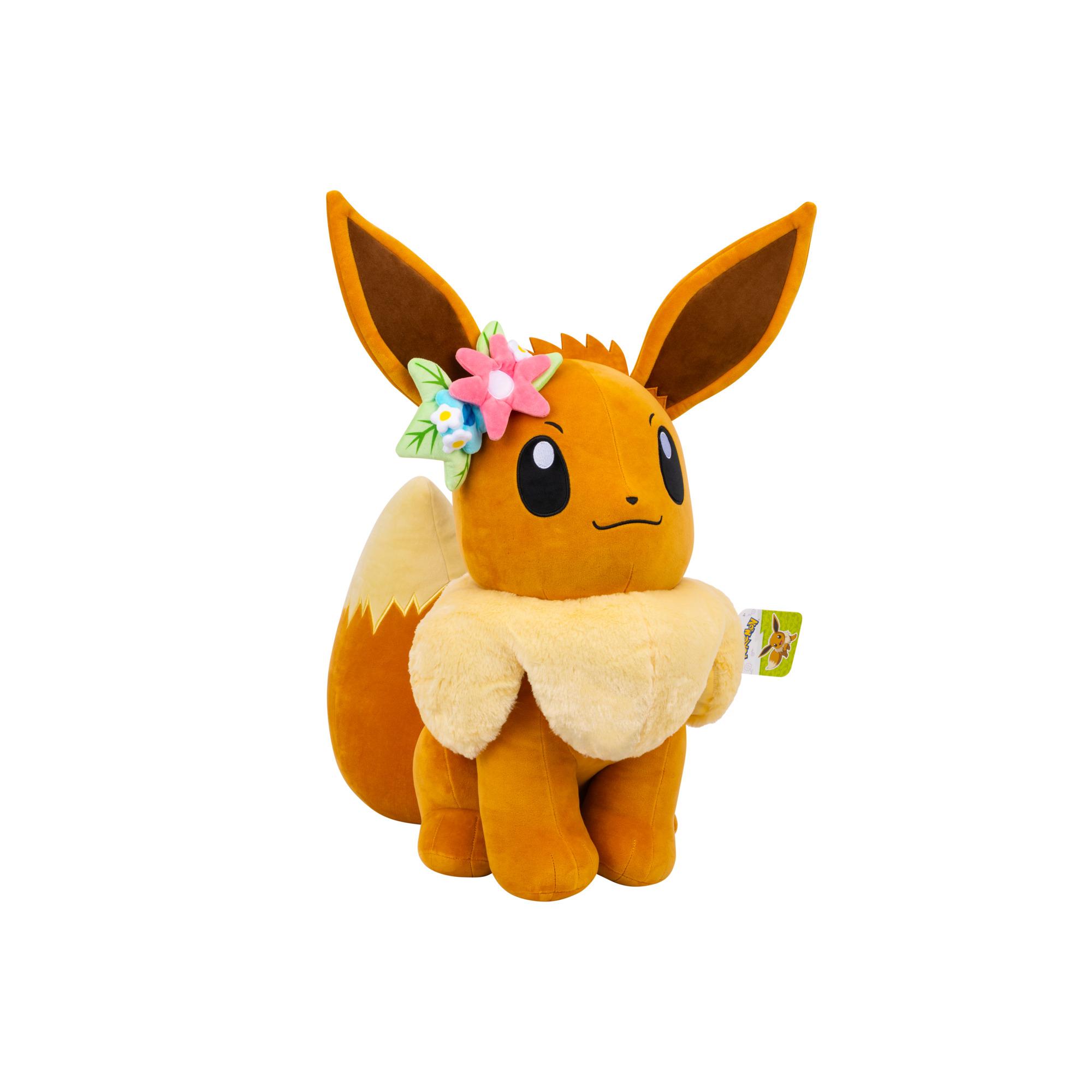 JAZWARES Peluche Evoli Pokémon 60 cm
