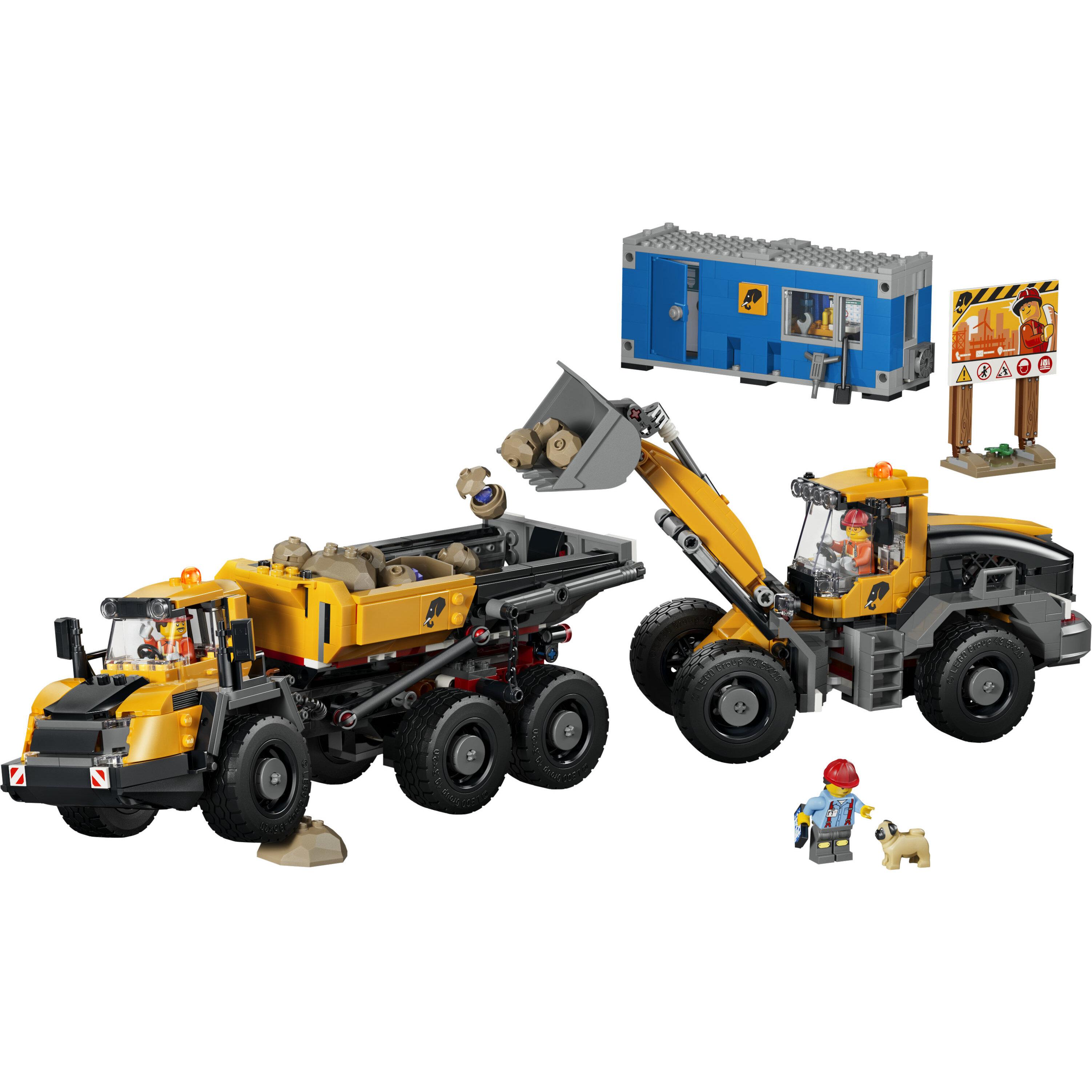 Voir la diapositive 2 : LEGO LEGO City 60494 Le Camion-Benne et la Chargeuse Frontale - Jeu pour Garçon ou Fille 8 ans