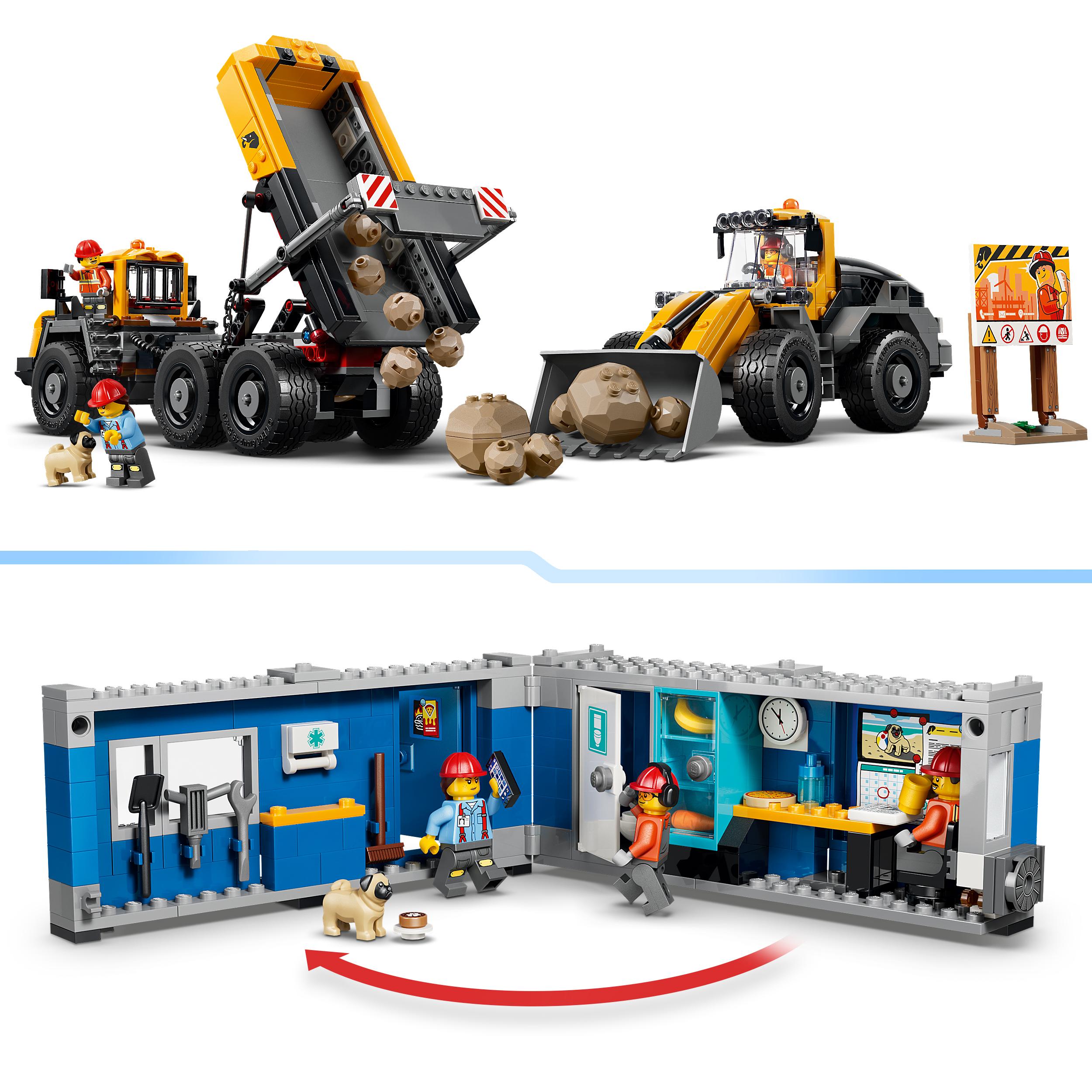 Voir la diapositive 4 : LEGO LEGO City 60494 Le Camion-Benne et la Chargeuse Frontale - Jeu pour Garçon ou Fille 8 ans